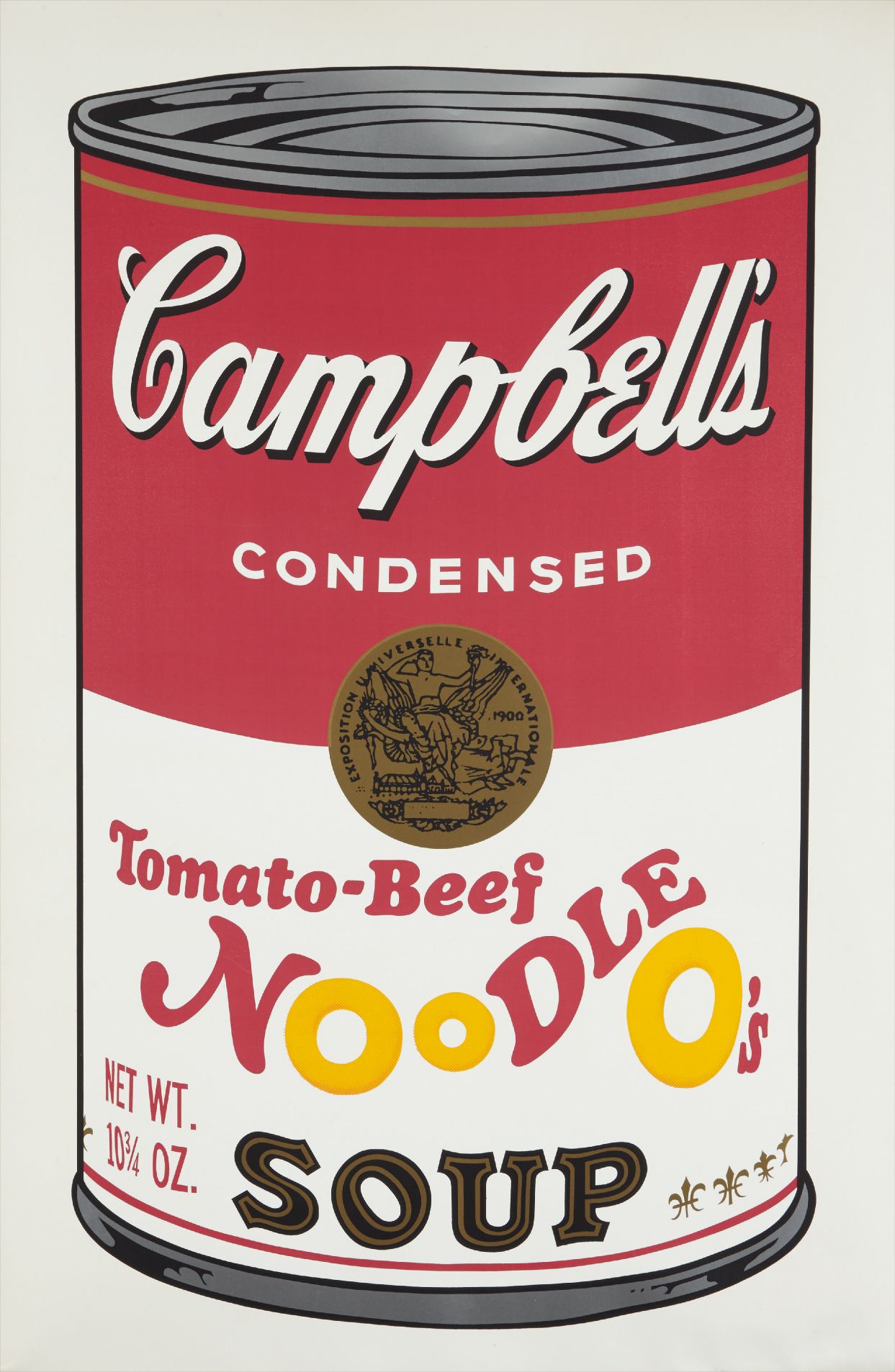 Andy Warhol — Tomato-Beef Noodle O's, from Campbell's Soup II