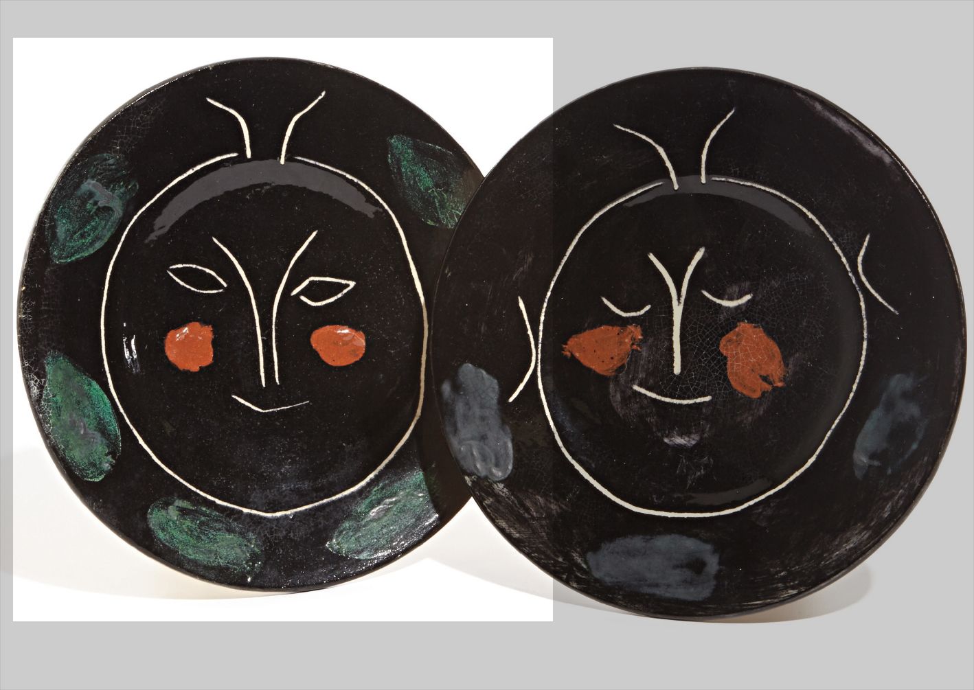 Pablo Picasso — Service visage noir (Black Face Service): plate J