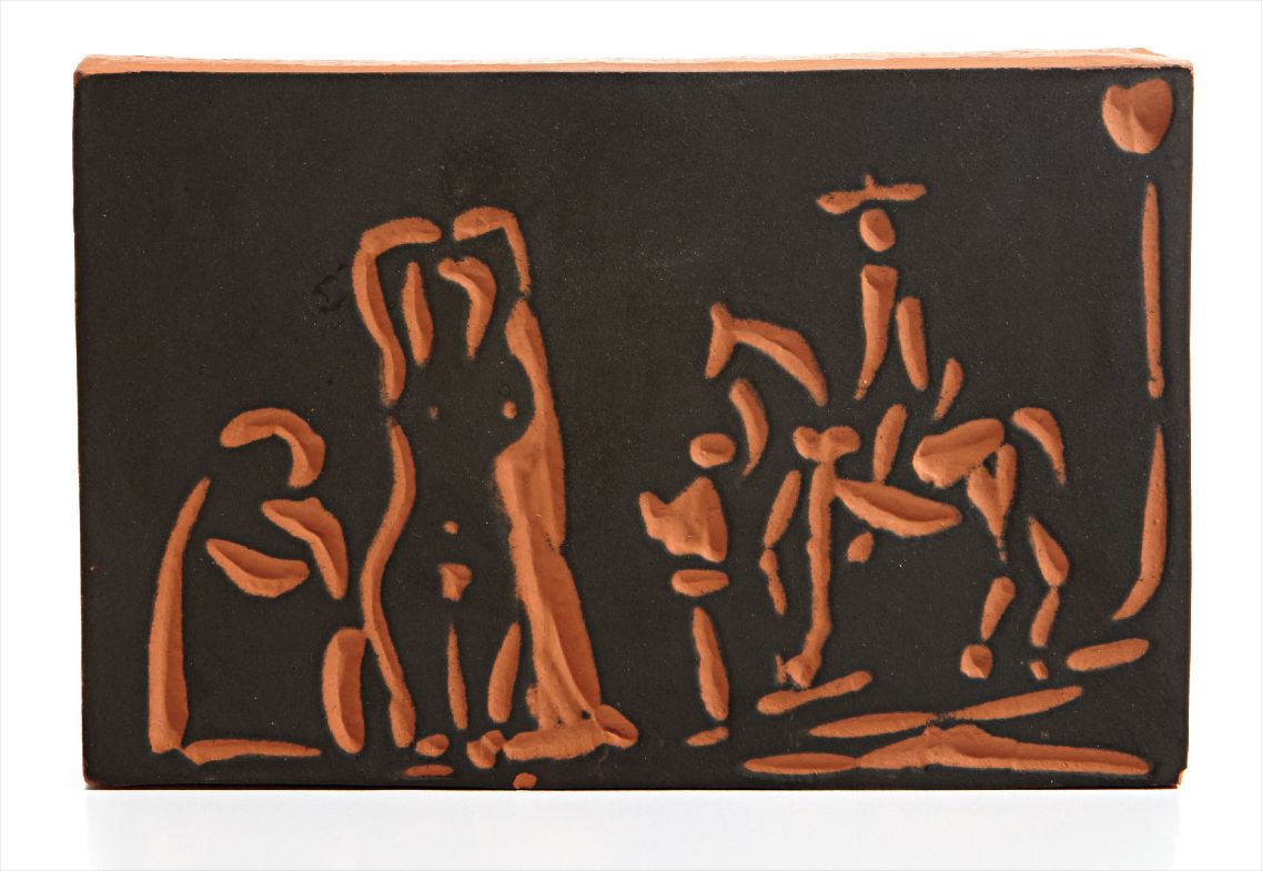 Pablo Picasso — Personnages et cavalier (Figures and Cavalier)