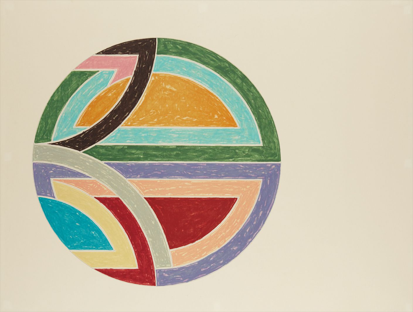 Frank Stella — Sinjerli Variation I, from Sinjerli Variations