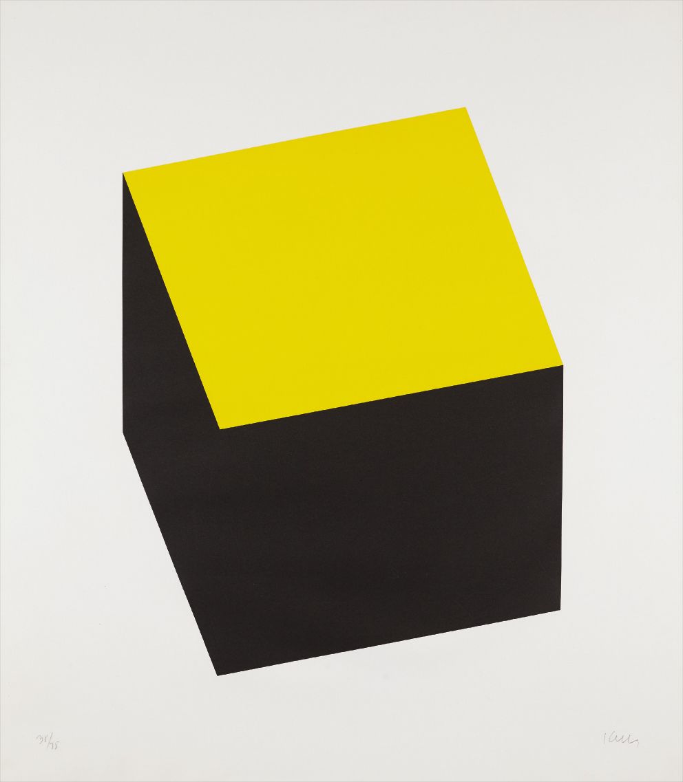Ellsworth Kelly — Yellow/Black, from Series of Ten Lithographs