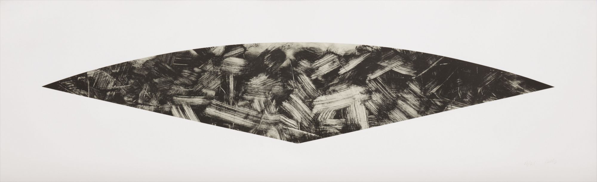 Ellsworth Kelly — Dark Gray Curve (State I)