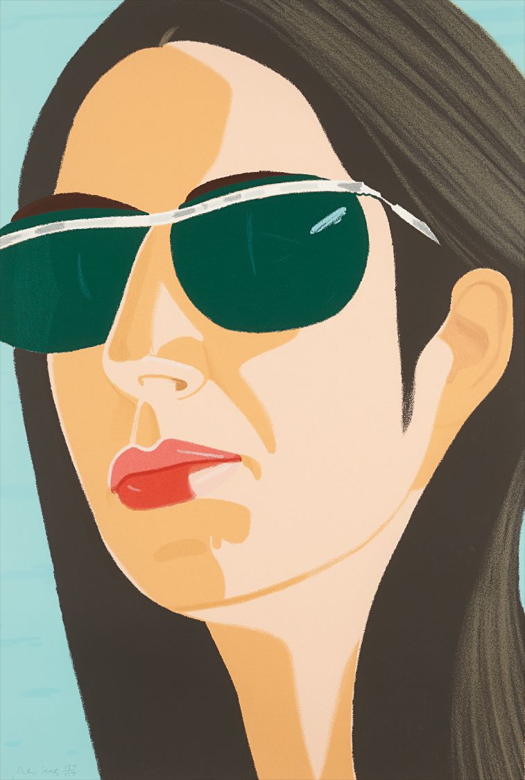 Alex Katz — Ada with Sunglasses, from Alex and Ada, the 1960's to the 1980's