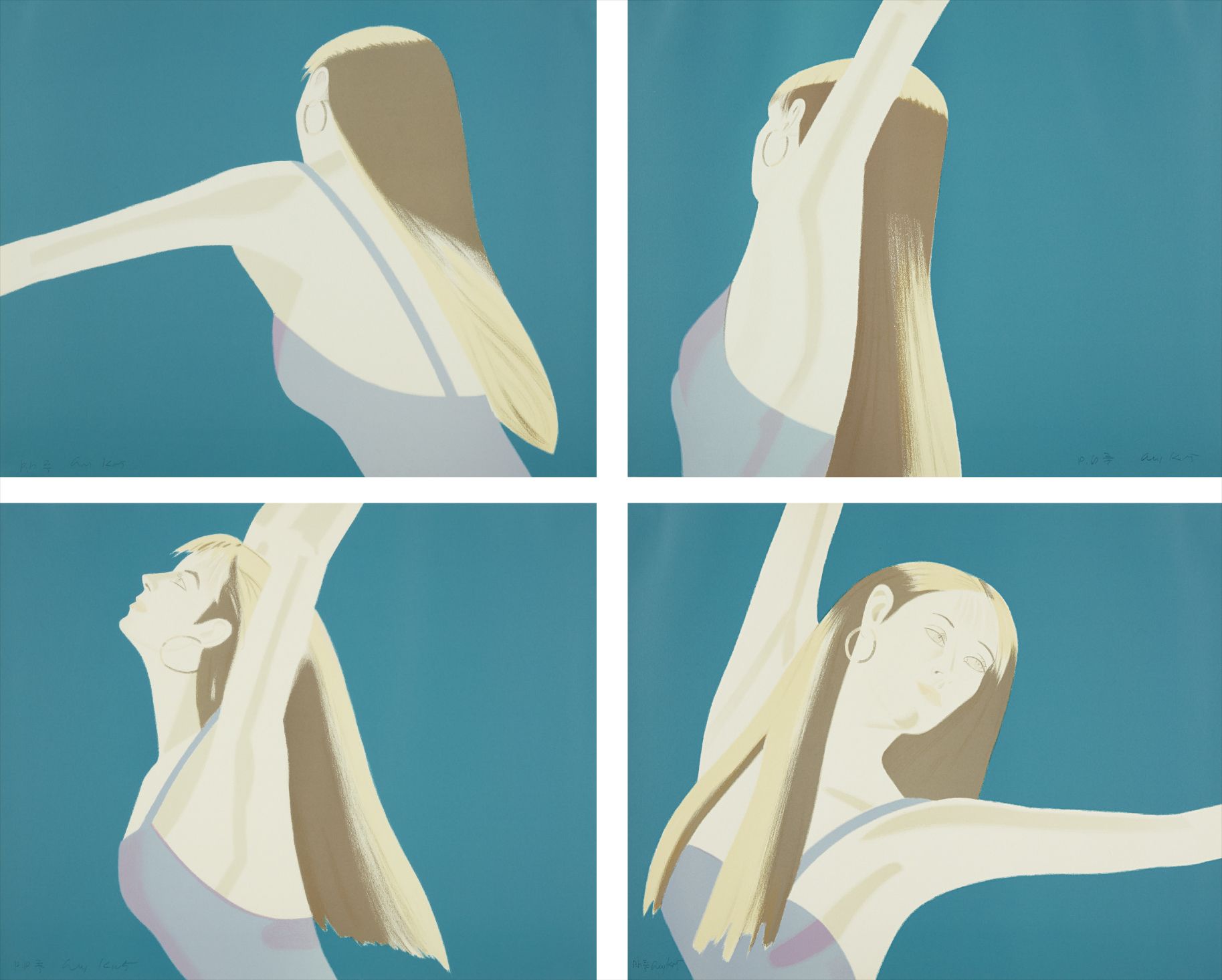 Alex Katz — Night: William Dunas Dance 1-4/Pamela