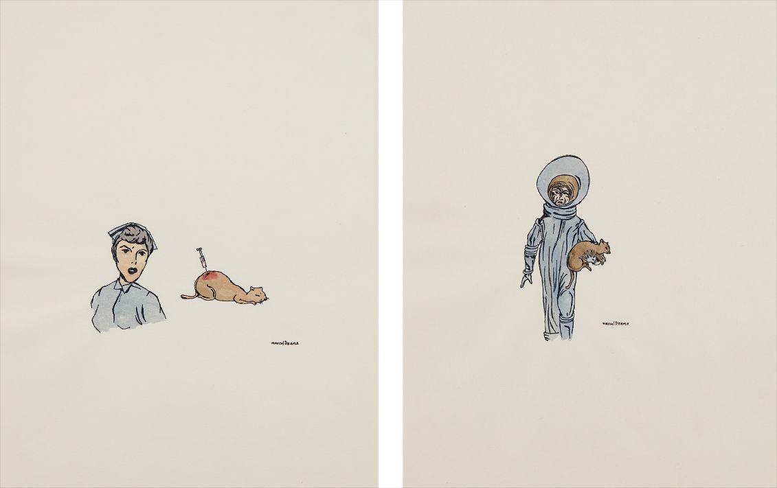 Marcel Dzama — Sheridan; and Slow Motion