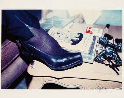 Shaun Calley's Shoe, Chateau Marmont, Los Angeles, Calif., Winter