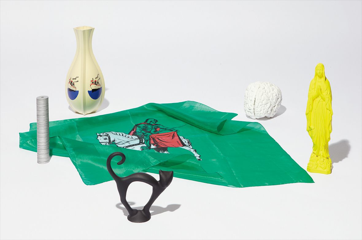 Katharina Fritsch — Madonna; Brain; Vase; Scarf; Black Cat; and Money