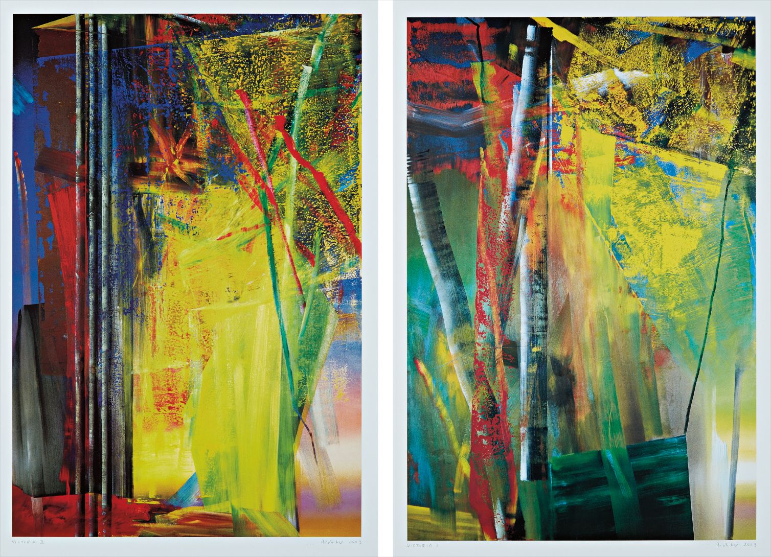 Gerhard Richter — Victoria I and II