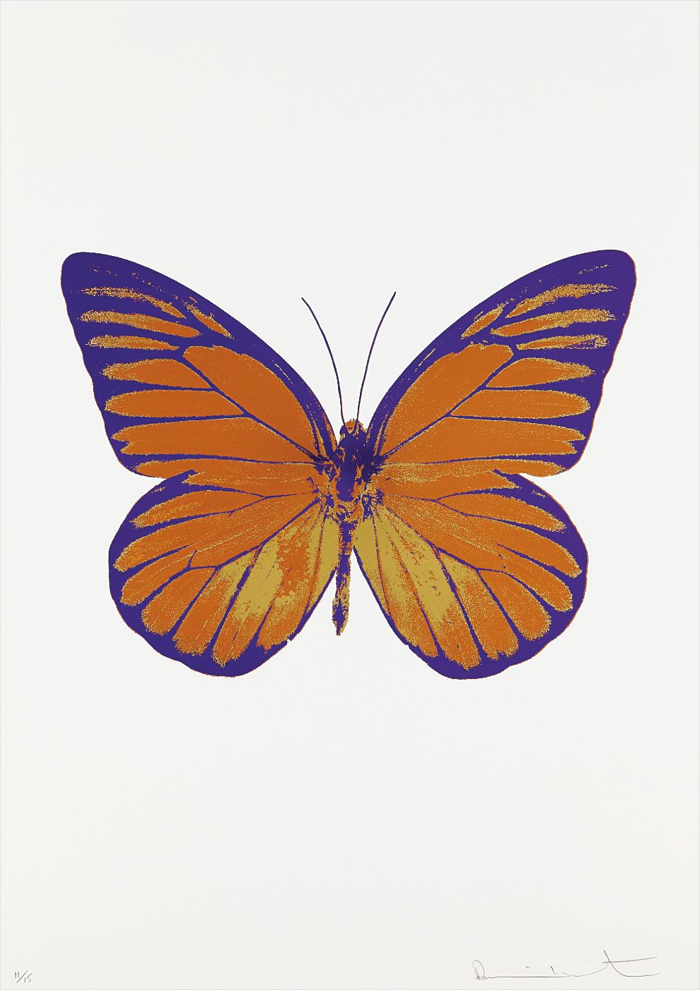 Damien Hirst — Prairie Copper/Oriental Gold/Imperial Purple, from The Souls I