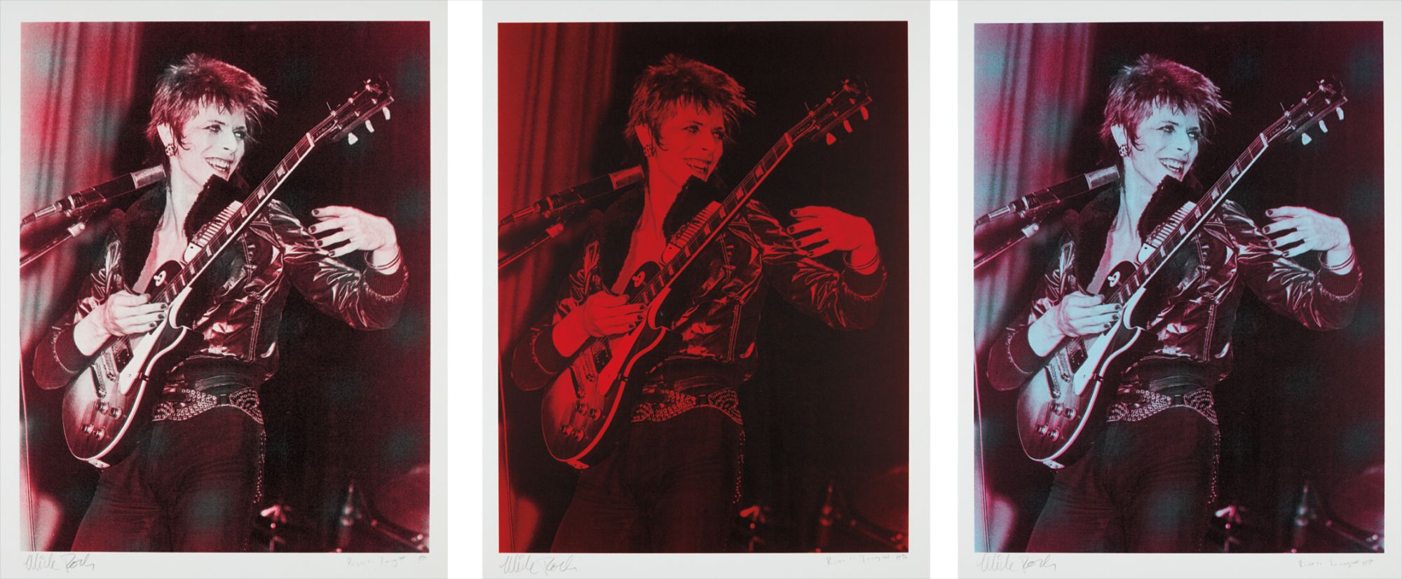 Russell Young — David Bowie: three prints