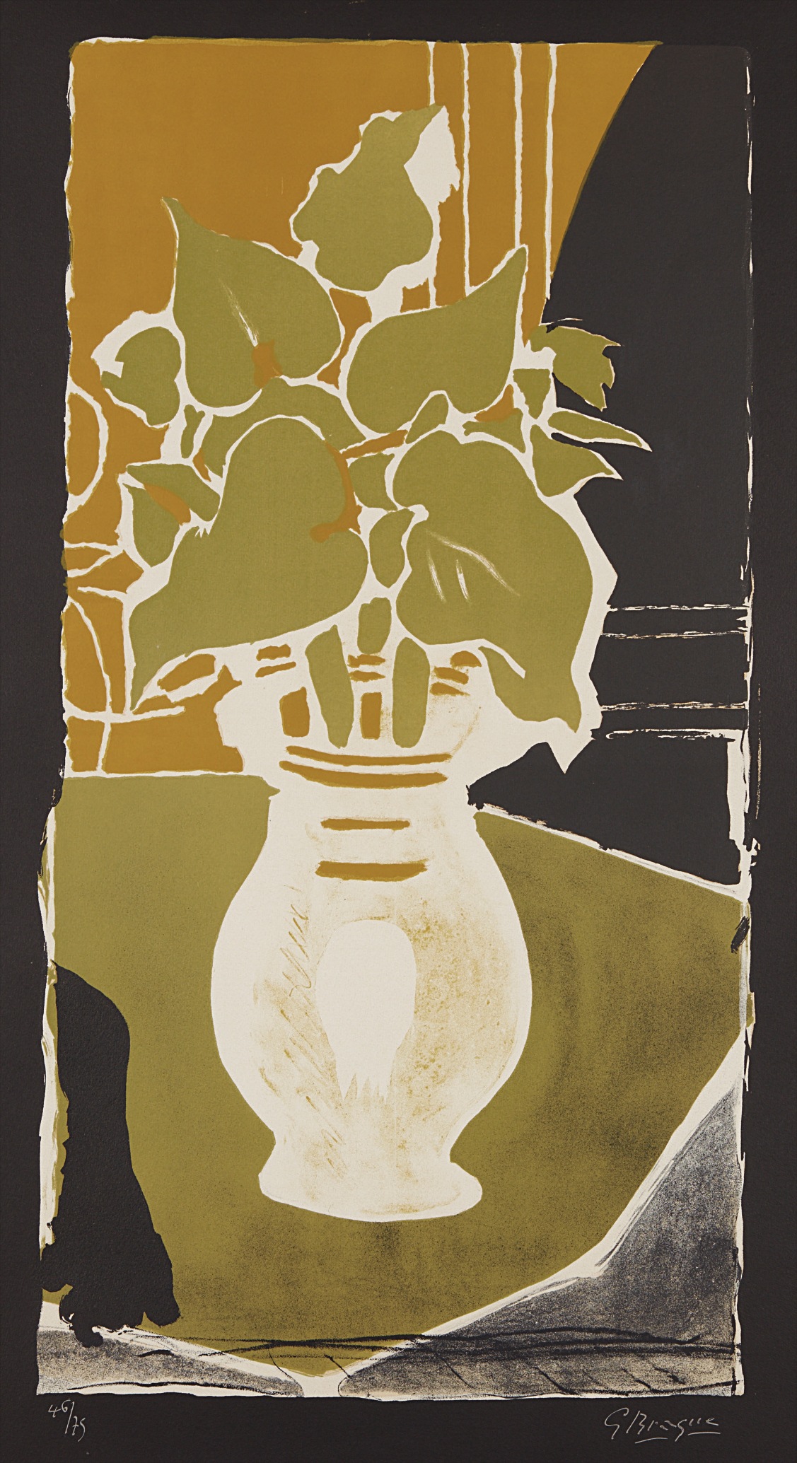 Georges Braque — Feuilles, couleur lumière (Leaves, Light Color)