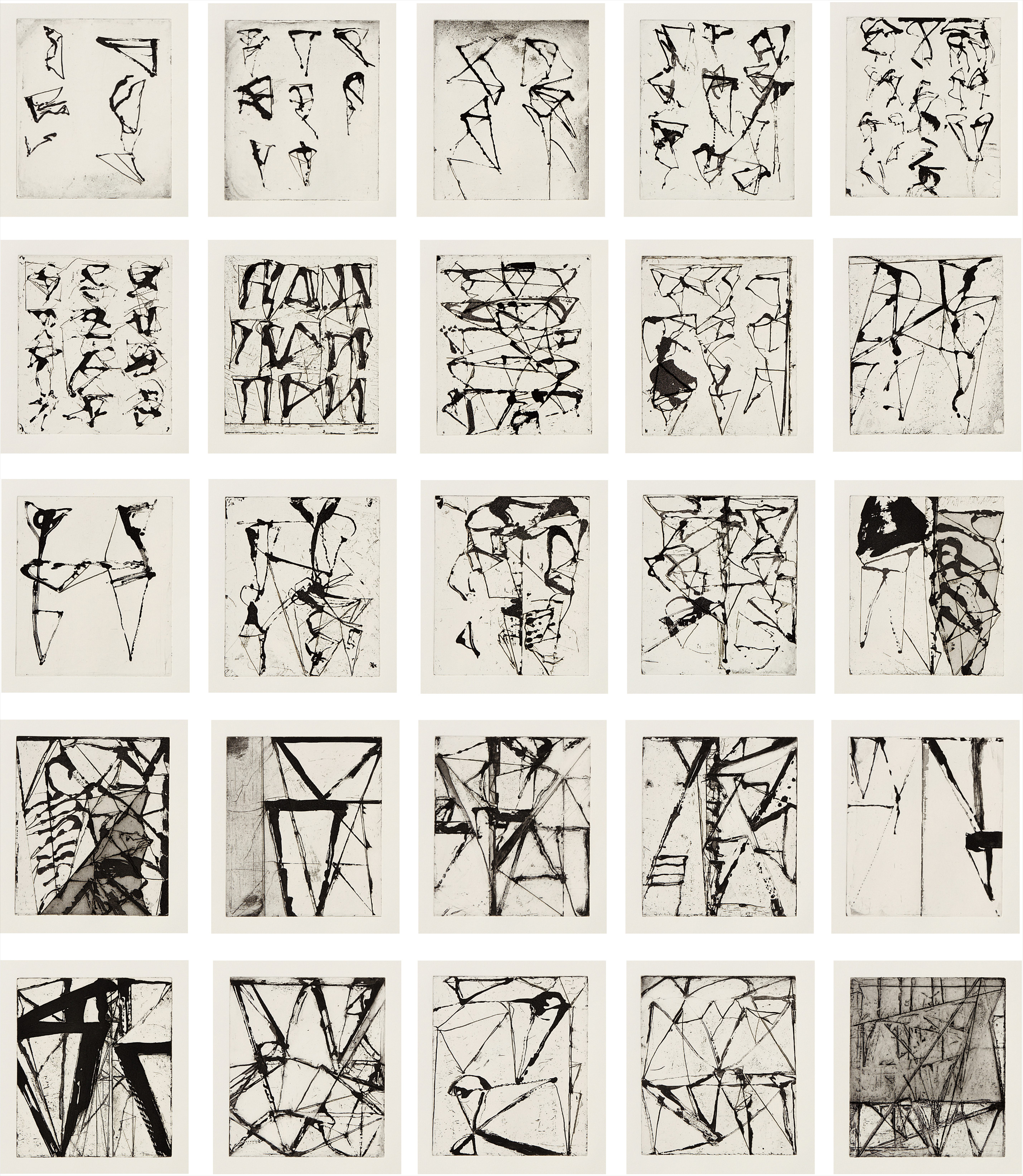 Brice Marden — Etchings to Rexroth