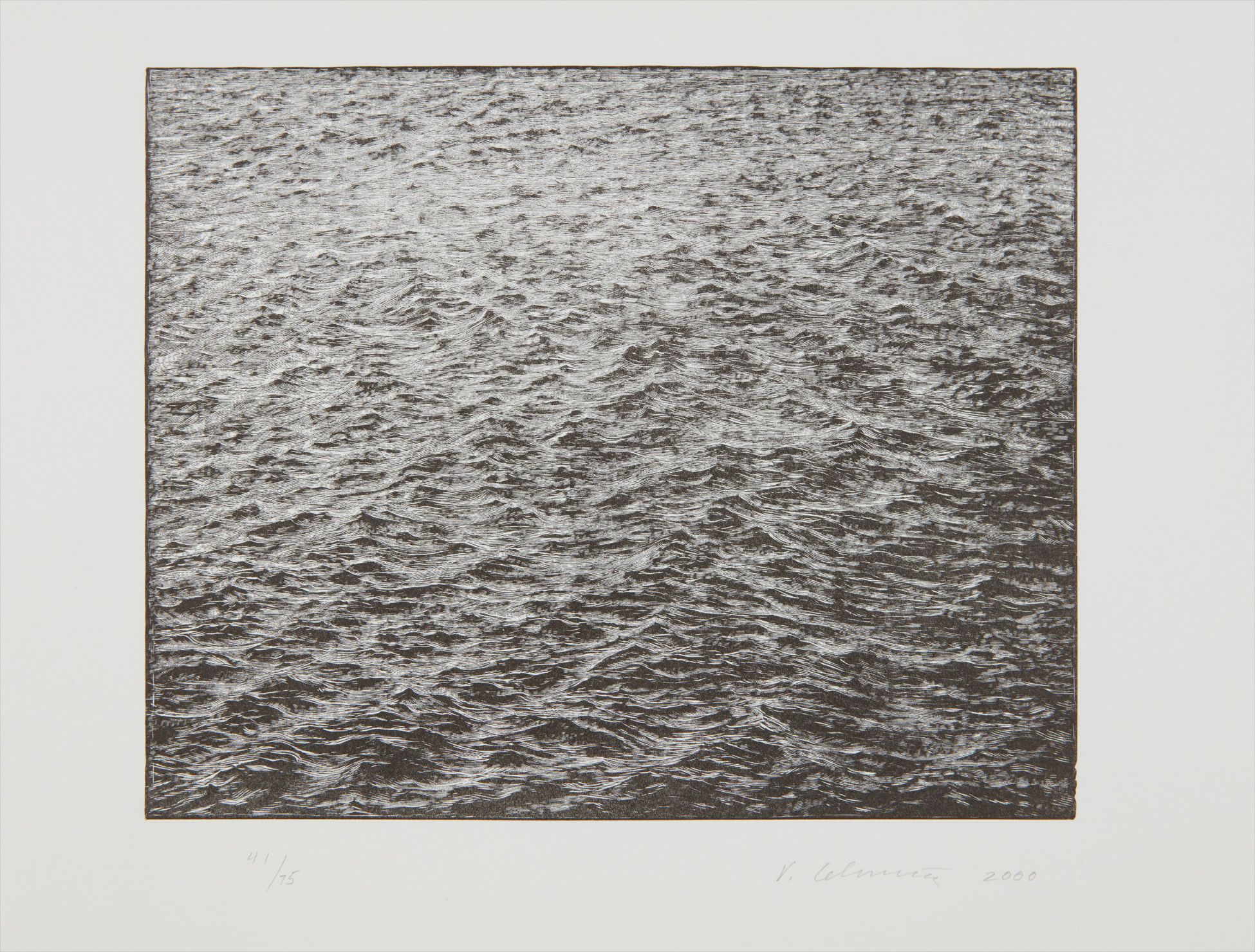 Vija Celmins — Ocean Surface 2000