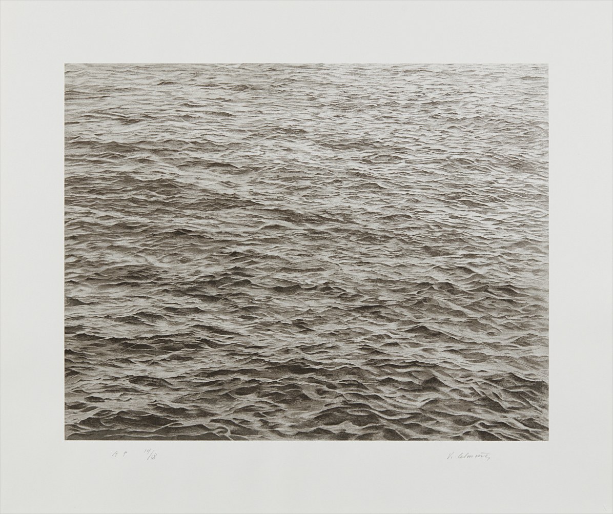 Vija Celmins — Ocean with Cross #1