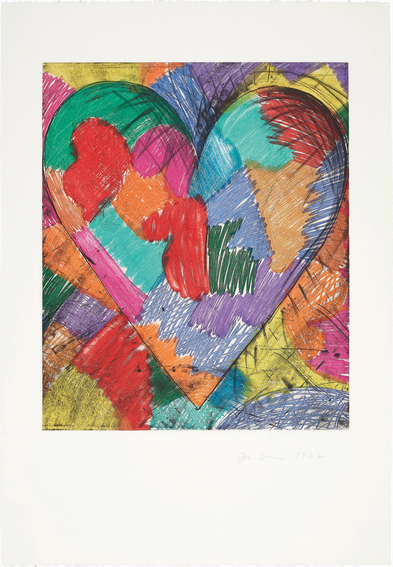 Jim Dine — The Heart Called Paris Spring