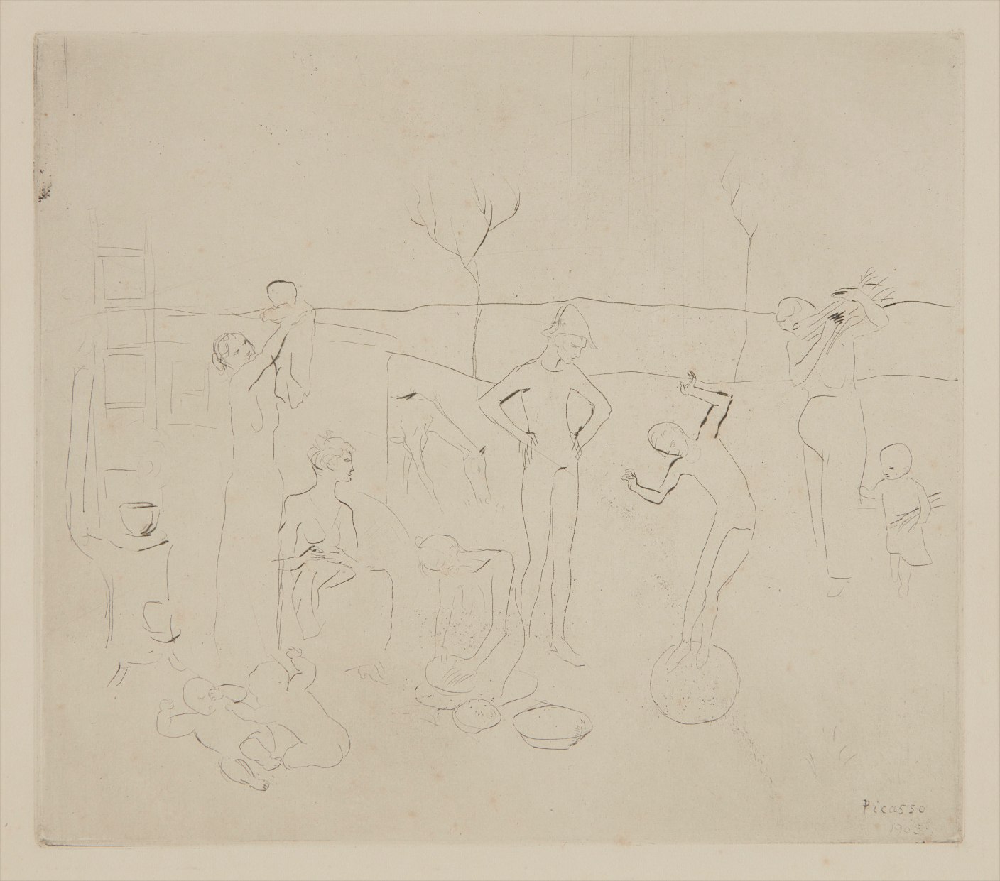 Pablo Picasso — Les Saltimbanques, from La suite des Saltimbanques