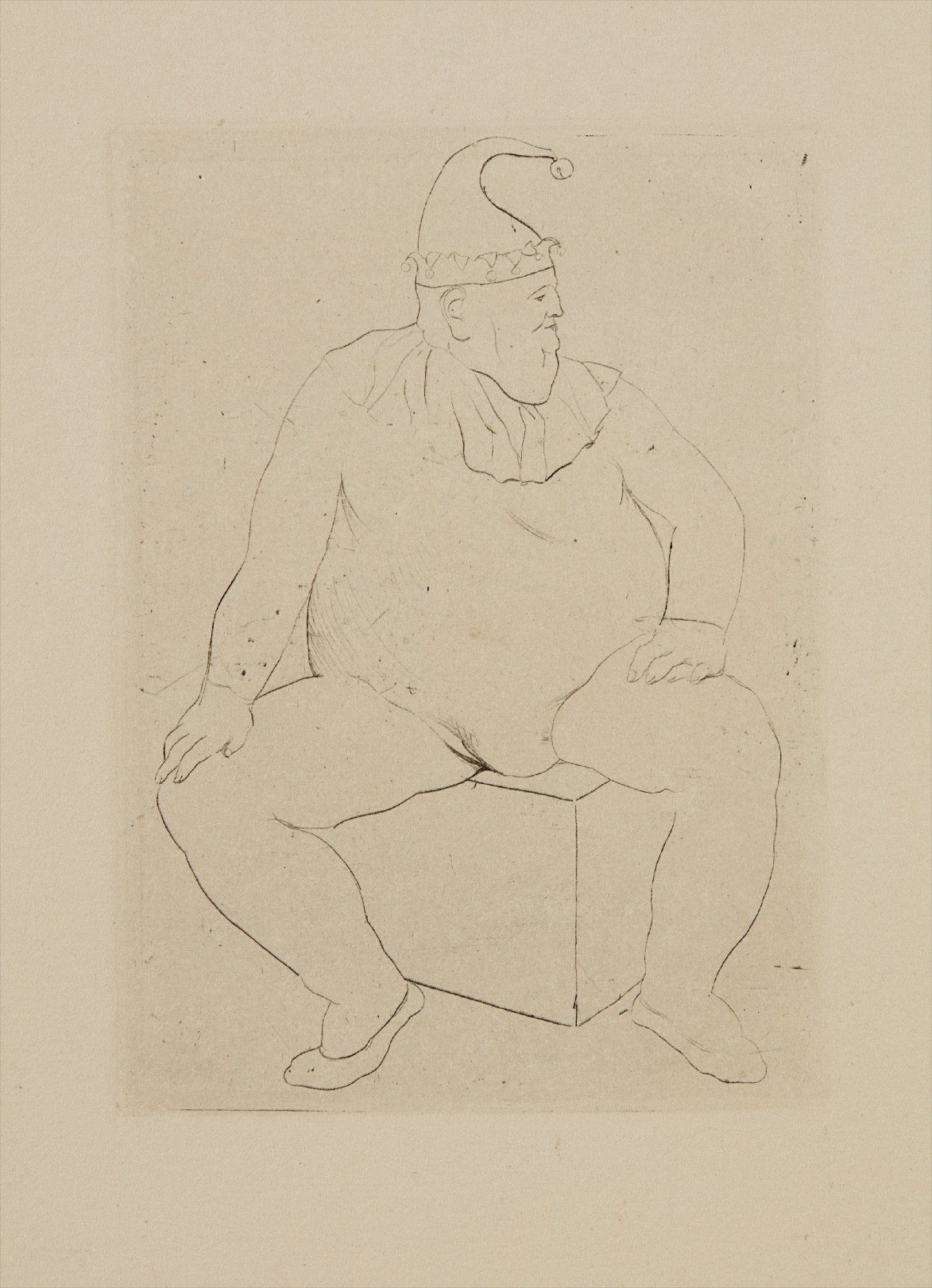 Pablo Picasso — Le Saltimbanque au repos, from La suite des Saltimbanques