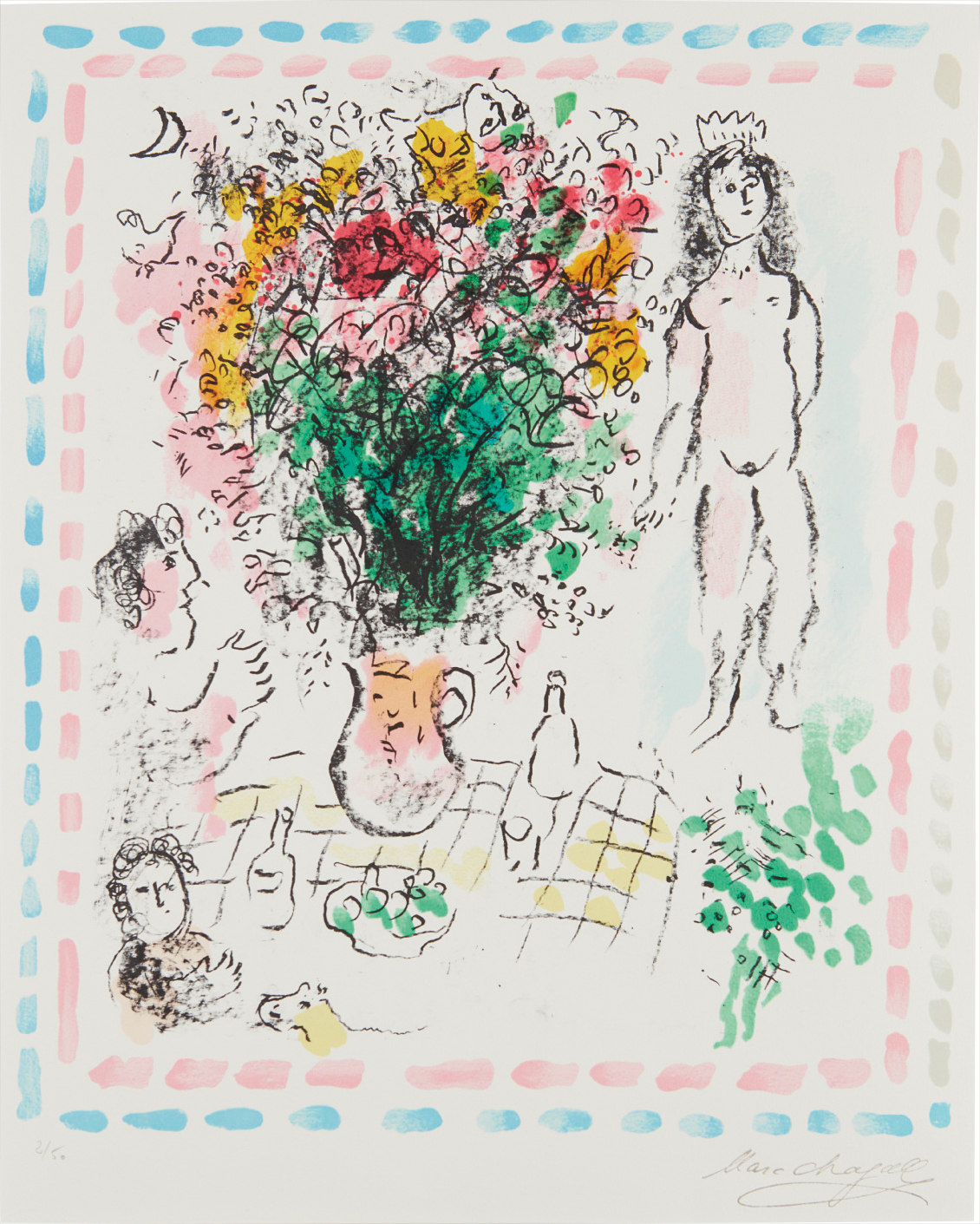 Marc Chagall — Le bouquet de la Reine