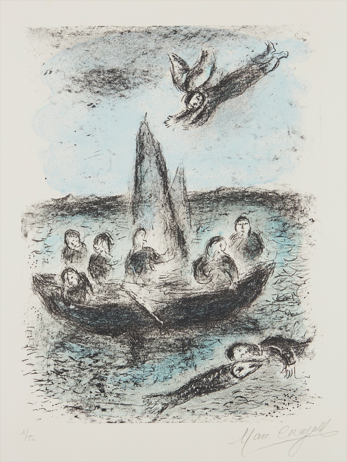 Marc Chagall — La barque de Jonas
