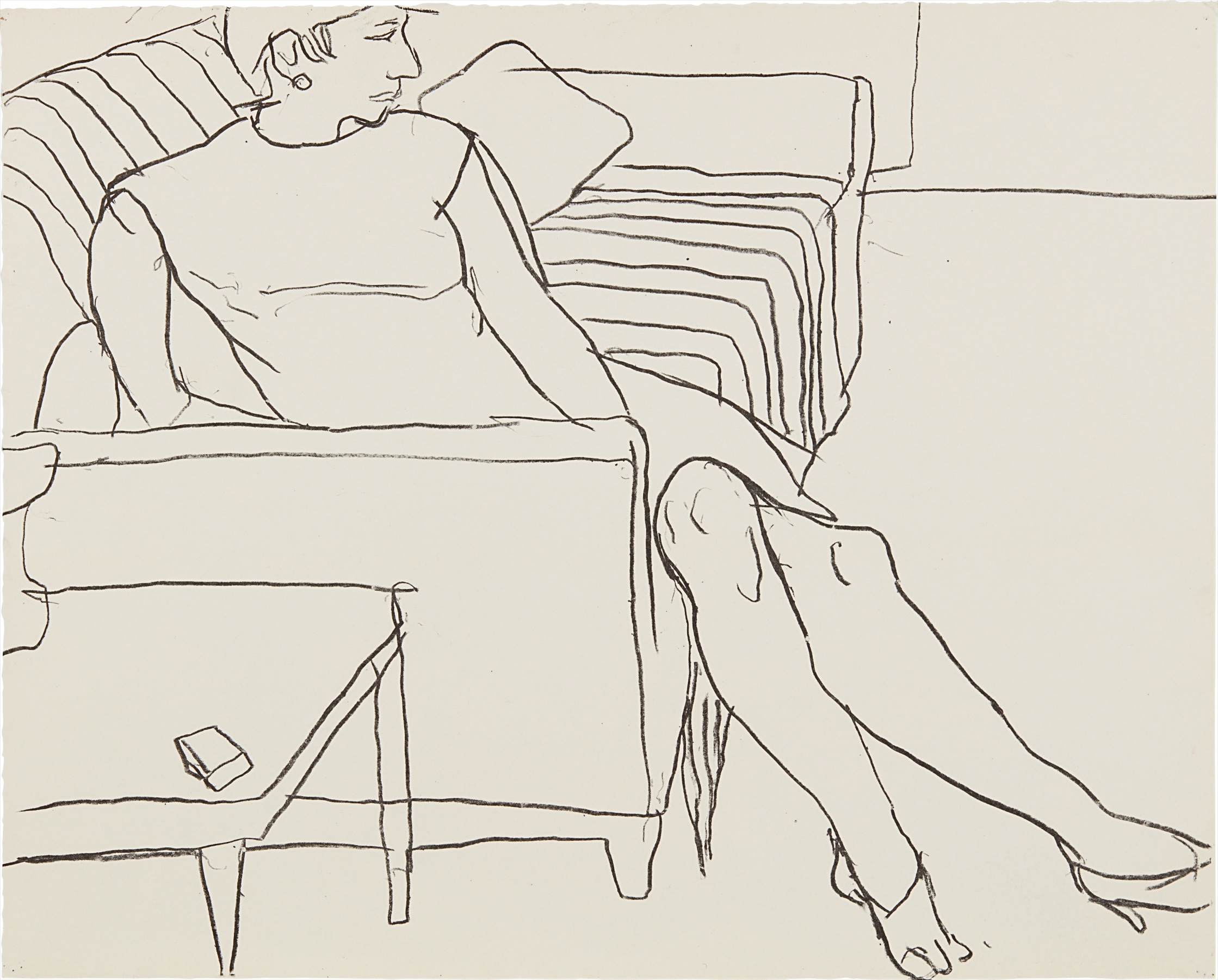 Richard Diebenkorn — Woman Seated on Sofa