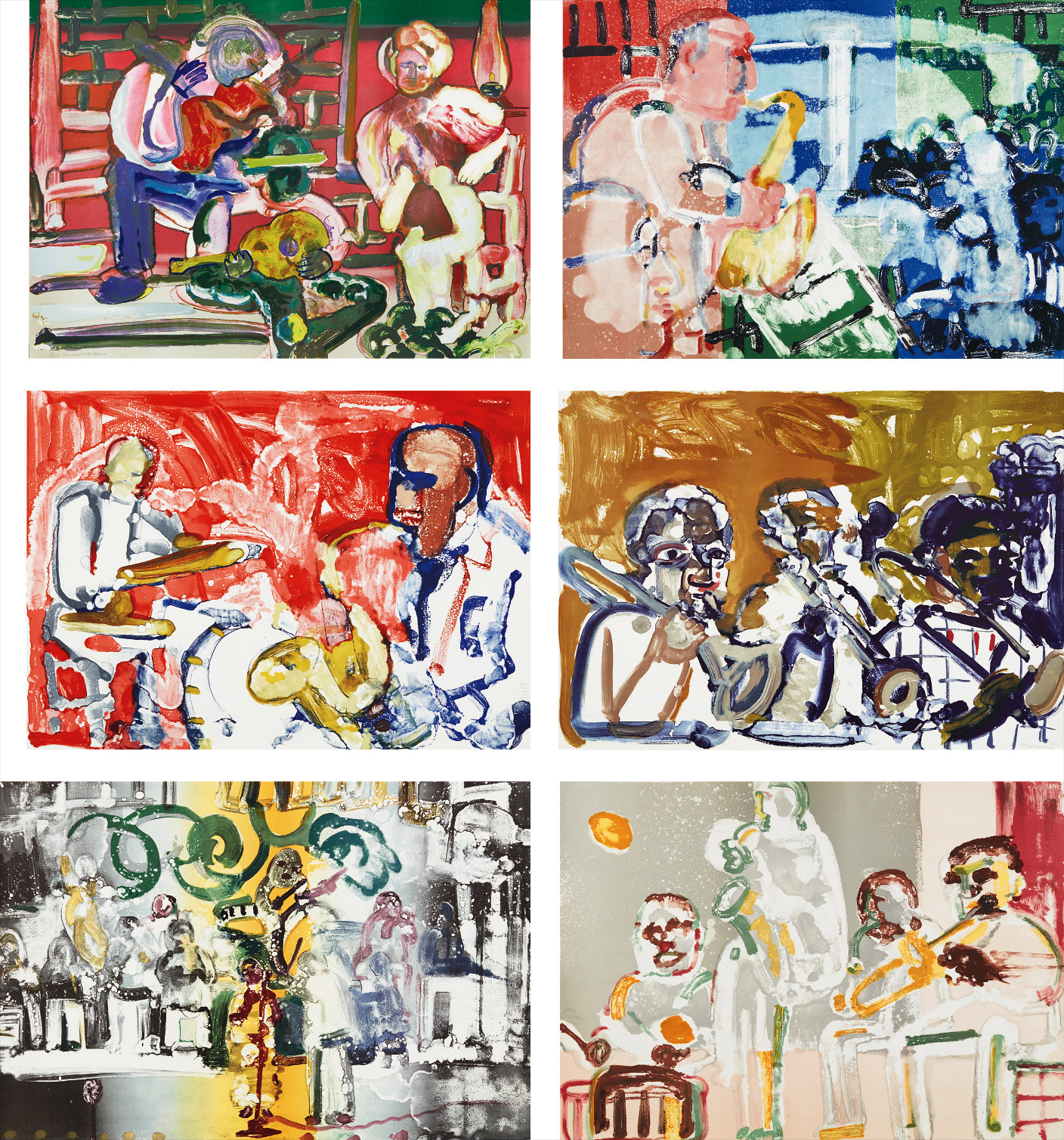 Romare Bearden — Jazz