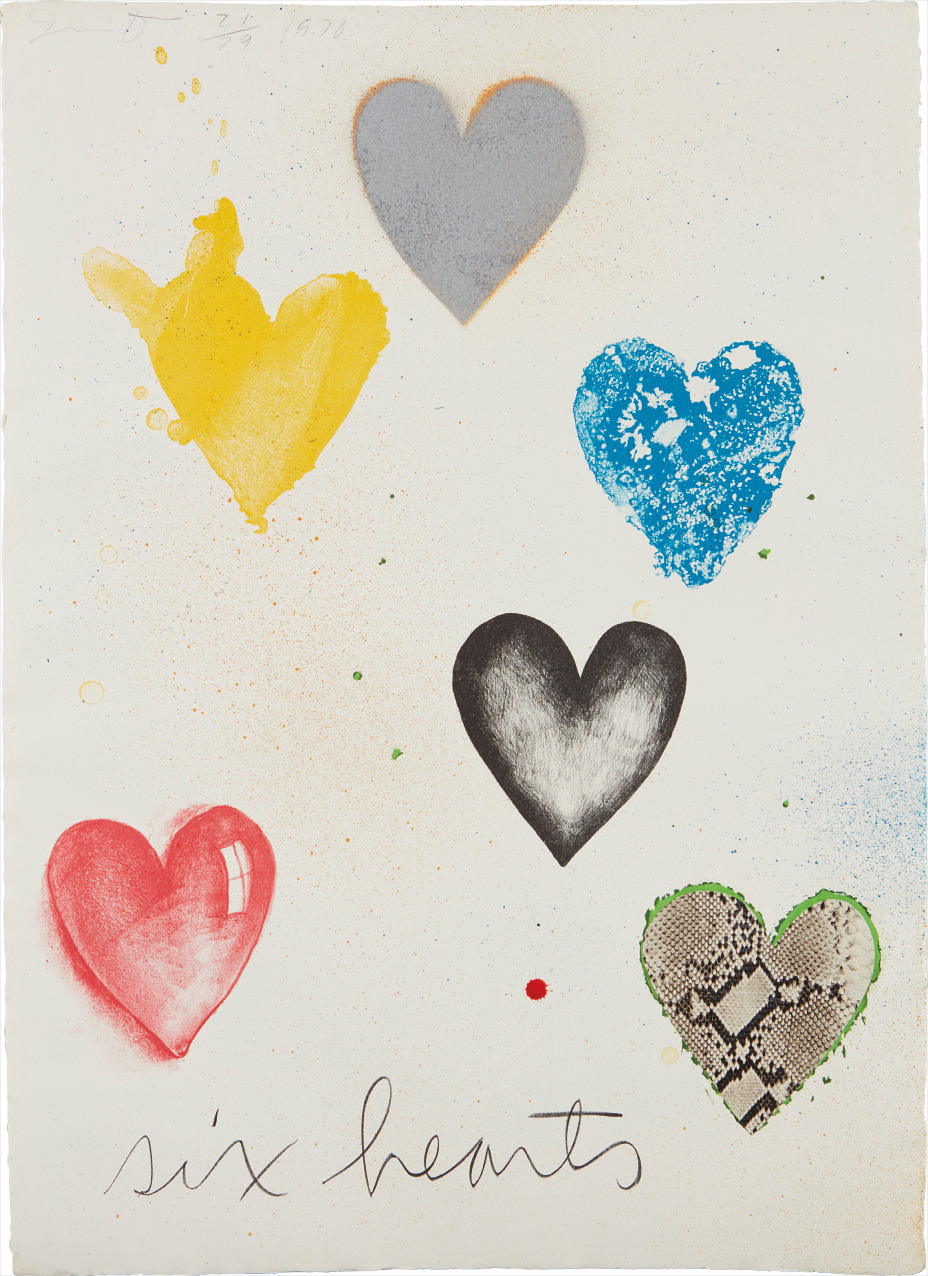 Jim Dine — Six Hearts
