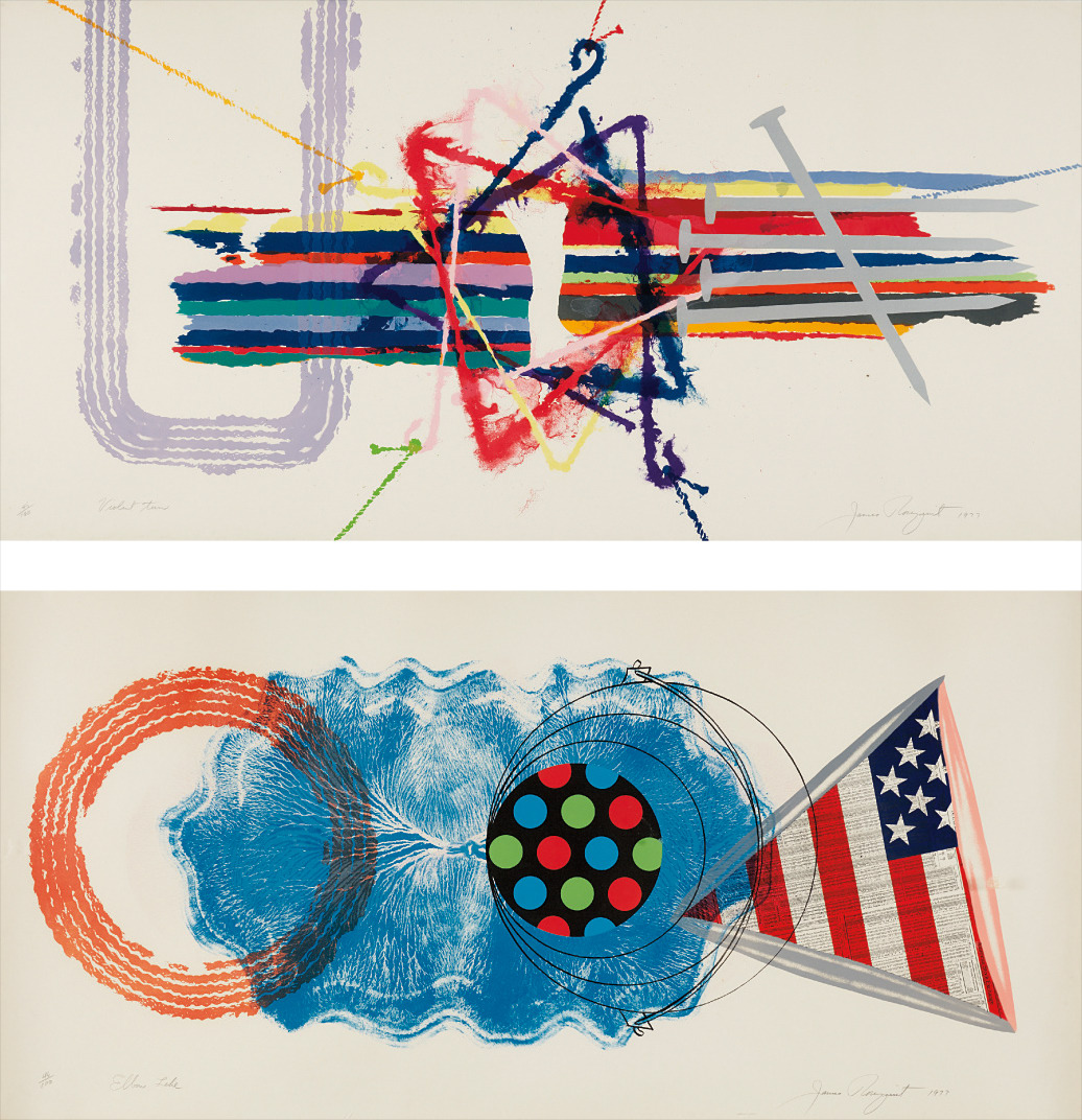 James Rosenquist — Elbow Lake; and Violent Turn