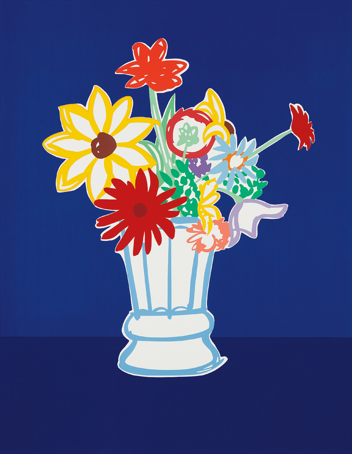 Tom Wesselmann — Country Bouquet with Blue