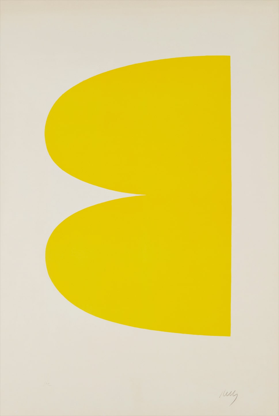 Ellsworth Kelly — Yellow (Jaune), from Suite of Twenty-Seven Color Lithographs