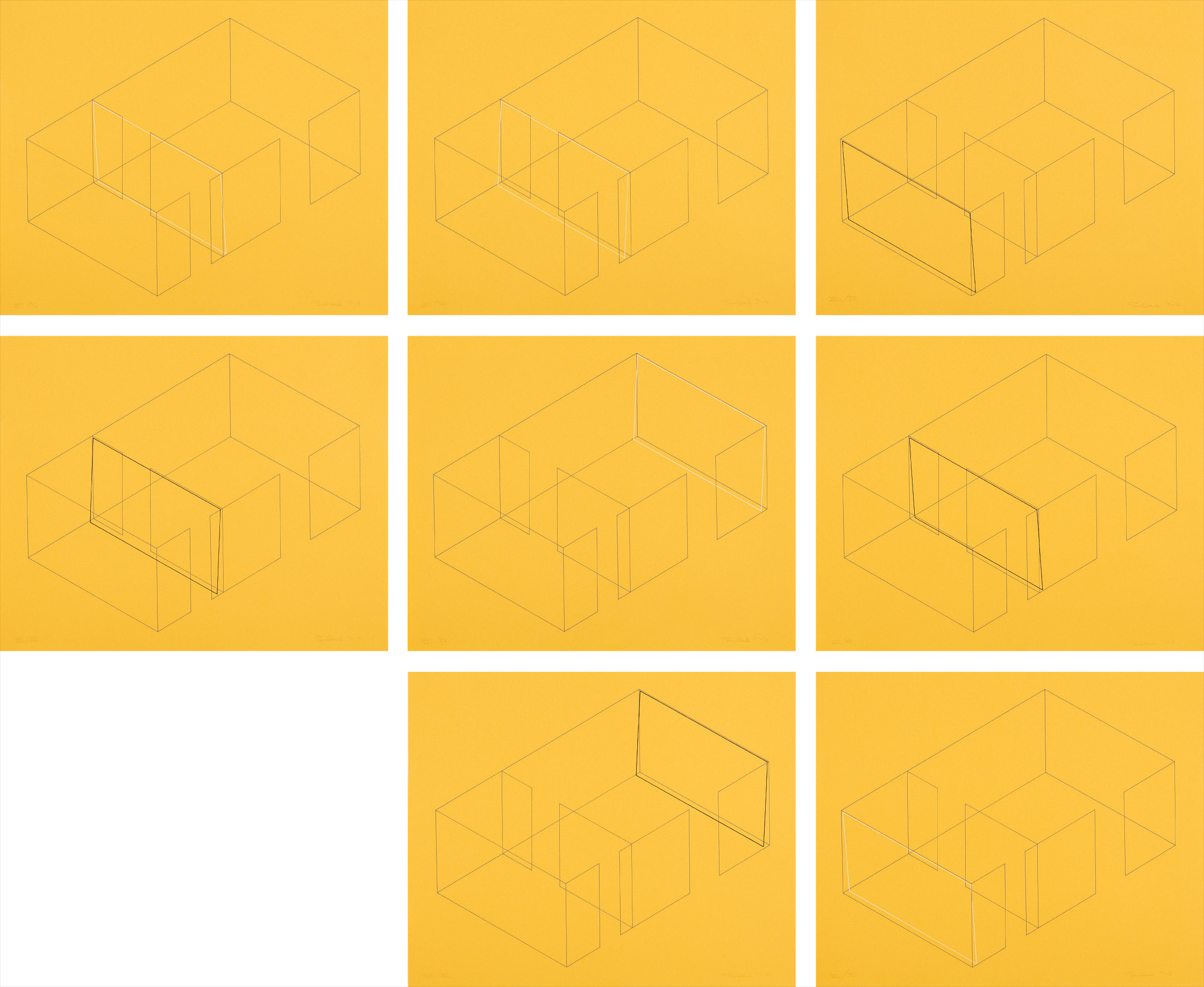 Variations for Gallery Heiner Friedrich