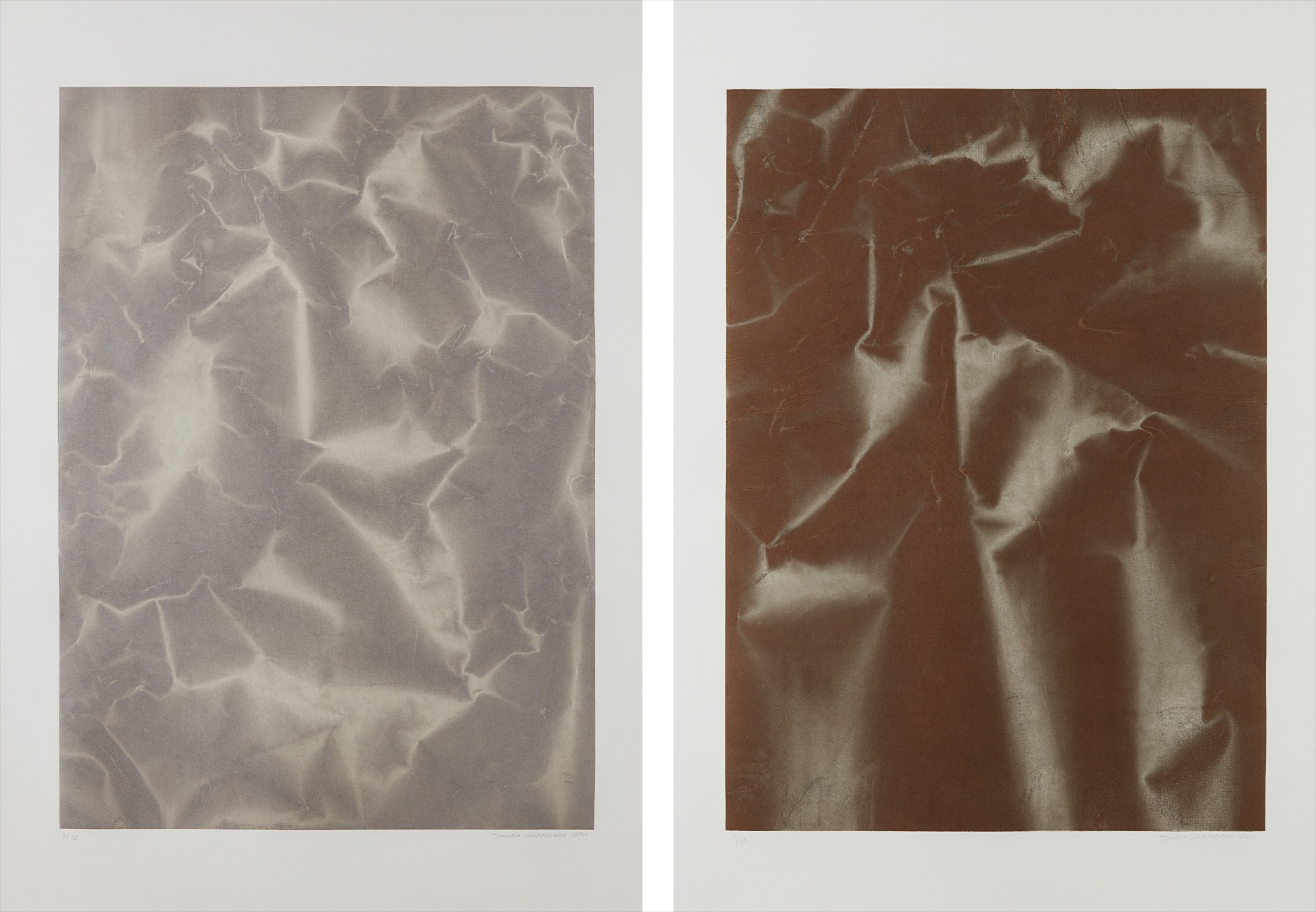 Tauba Auerbach — Plate Distortion II; and III