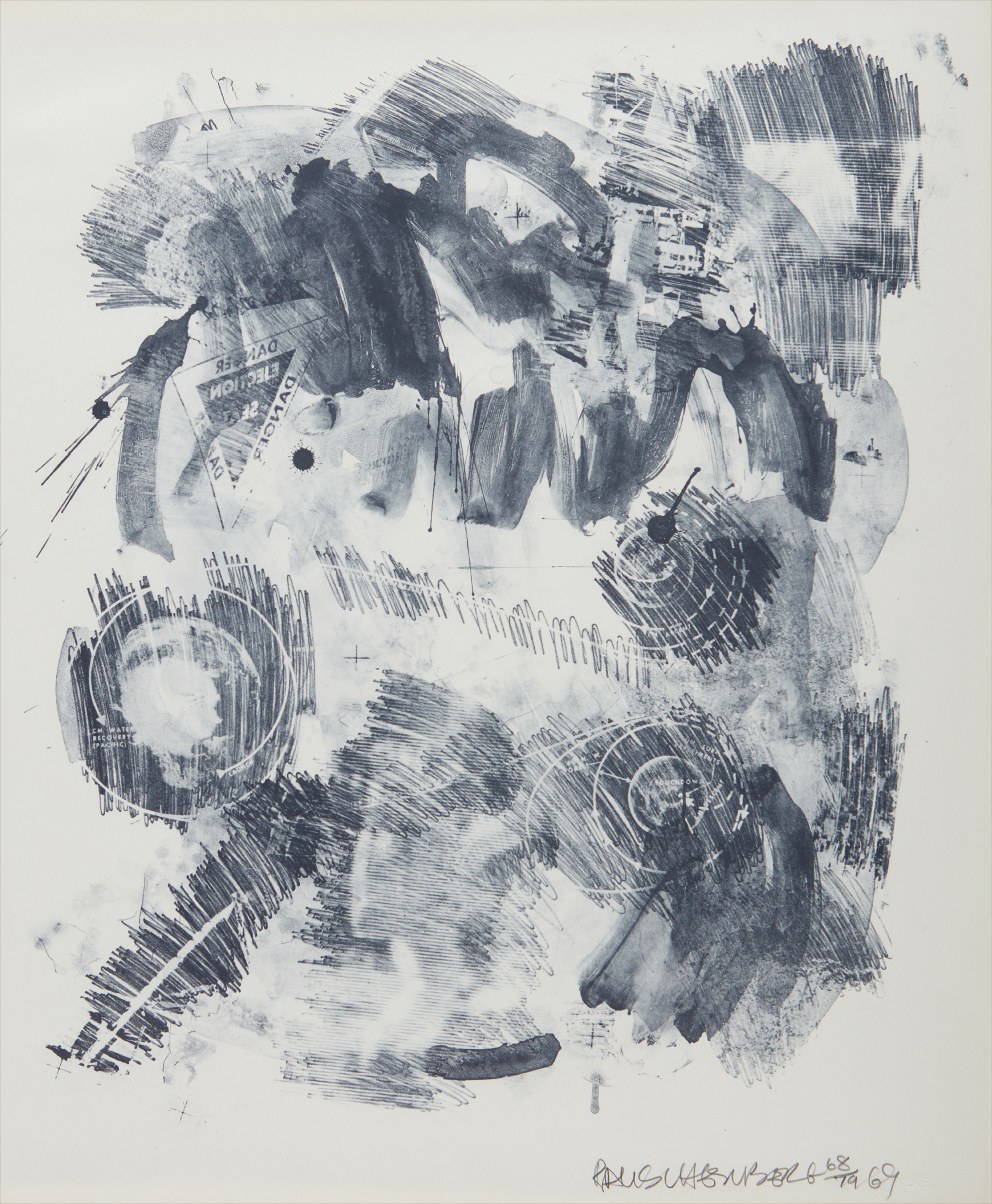 Robert Rauschenberg — Loop, from the Stoned Moon Series