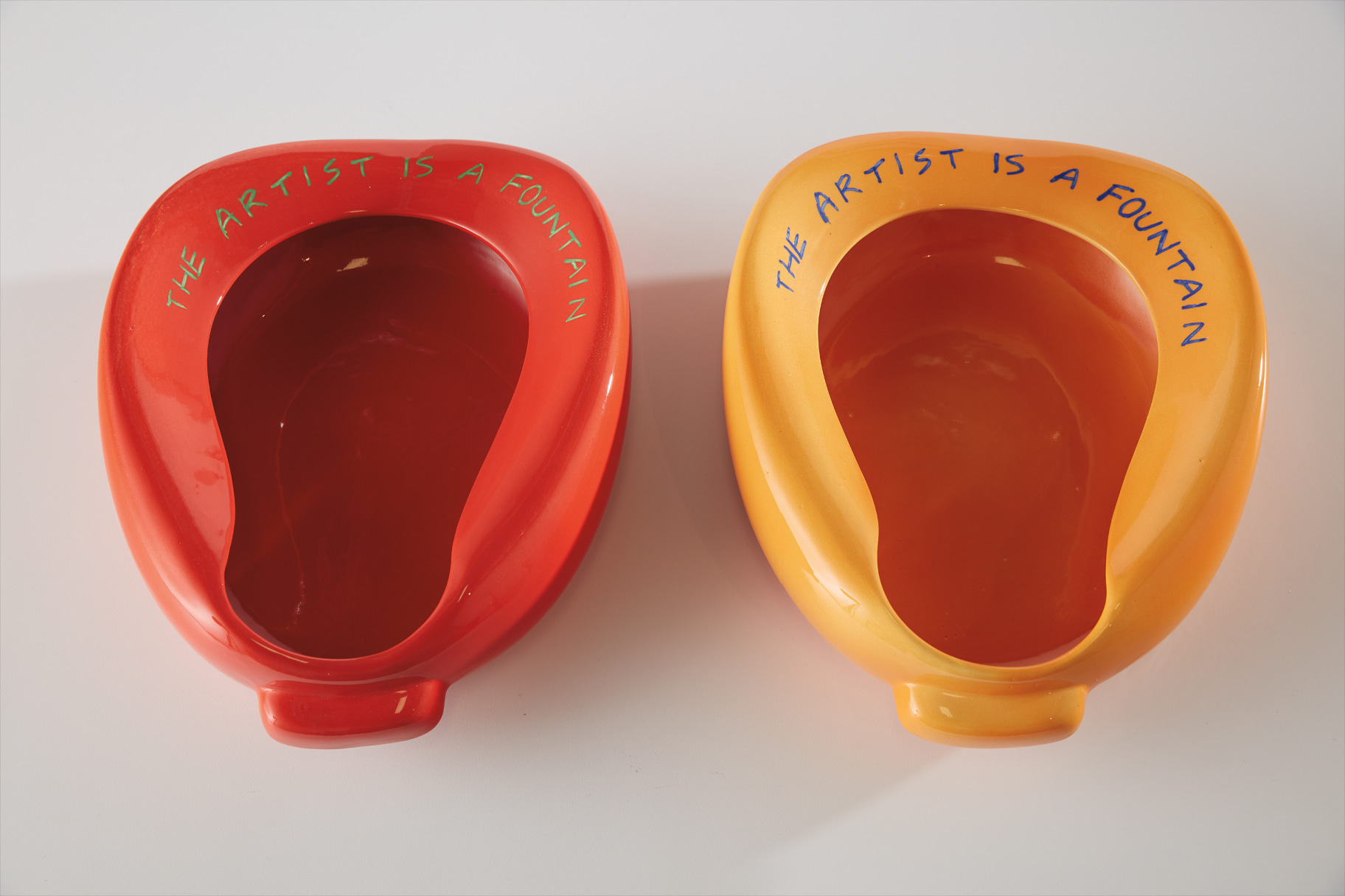 John Baldessari — Repository (Orange/Blue); and Repository (Red/Green)