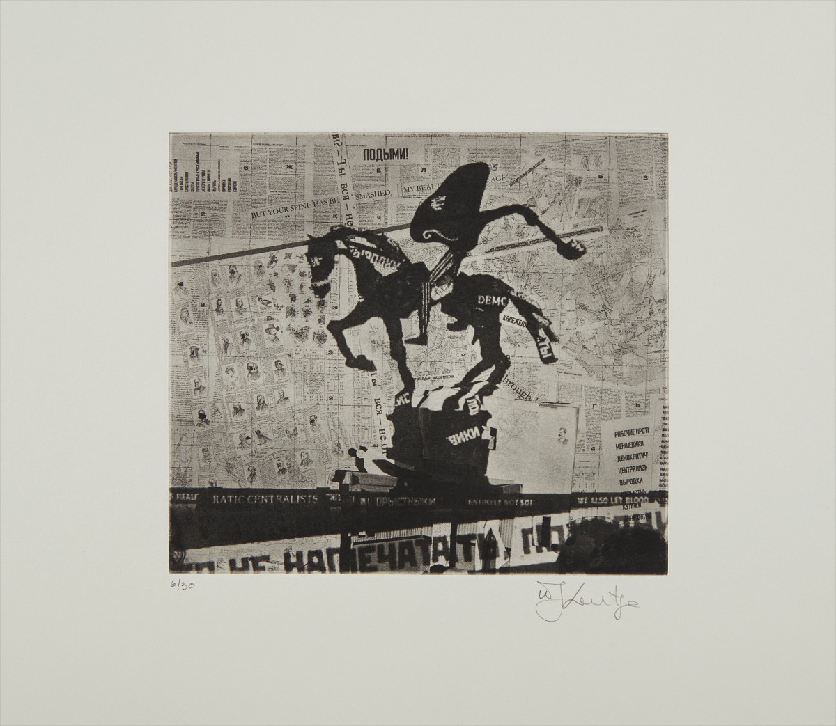 William Kentridge — Nose on a Horse Projection