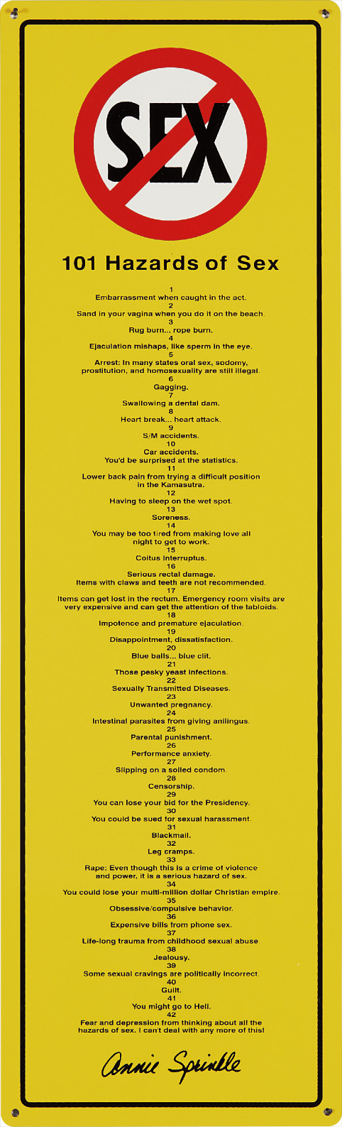 Annie Sprinkle — 101 Hazards of Sex