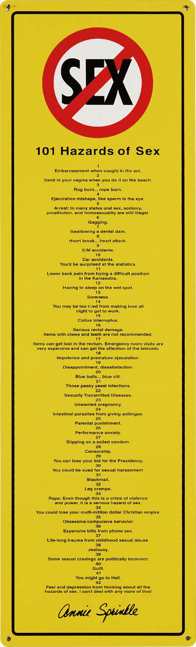 101 Hazards of Sex