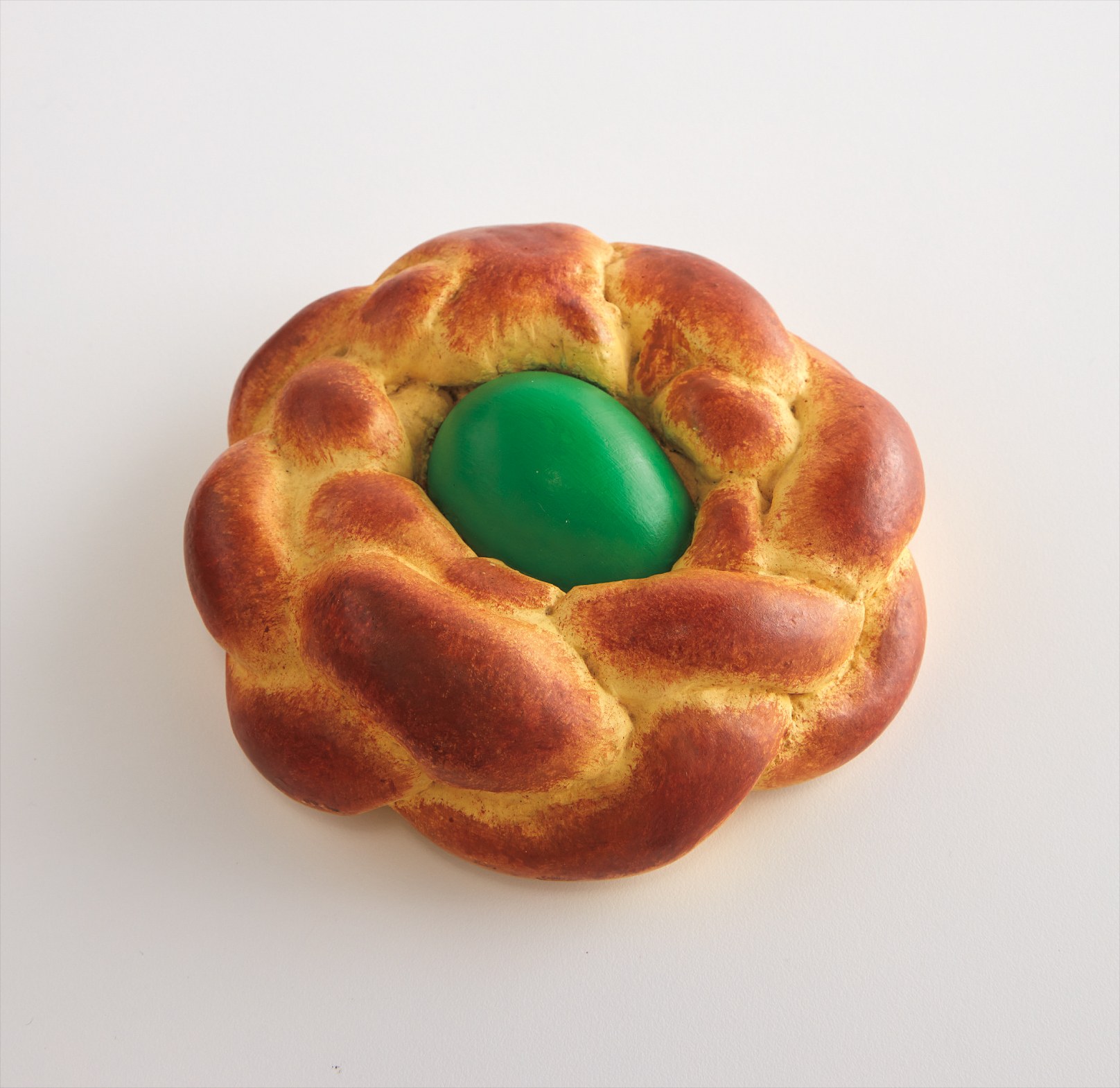 Jeff Koons — Bread with Egg (green)