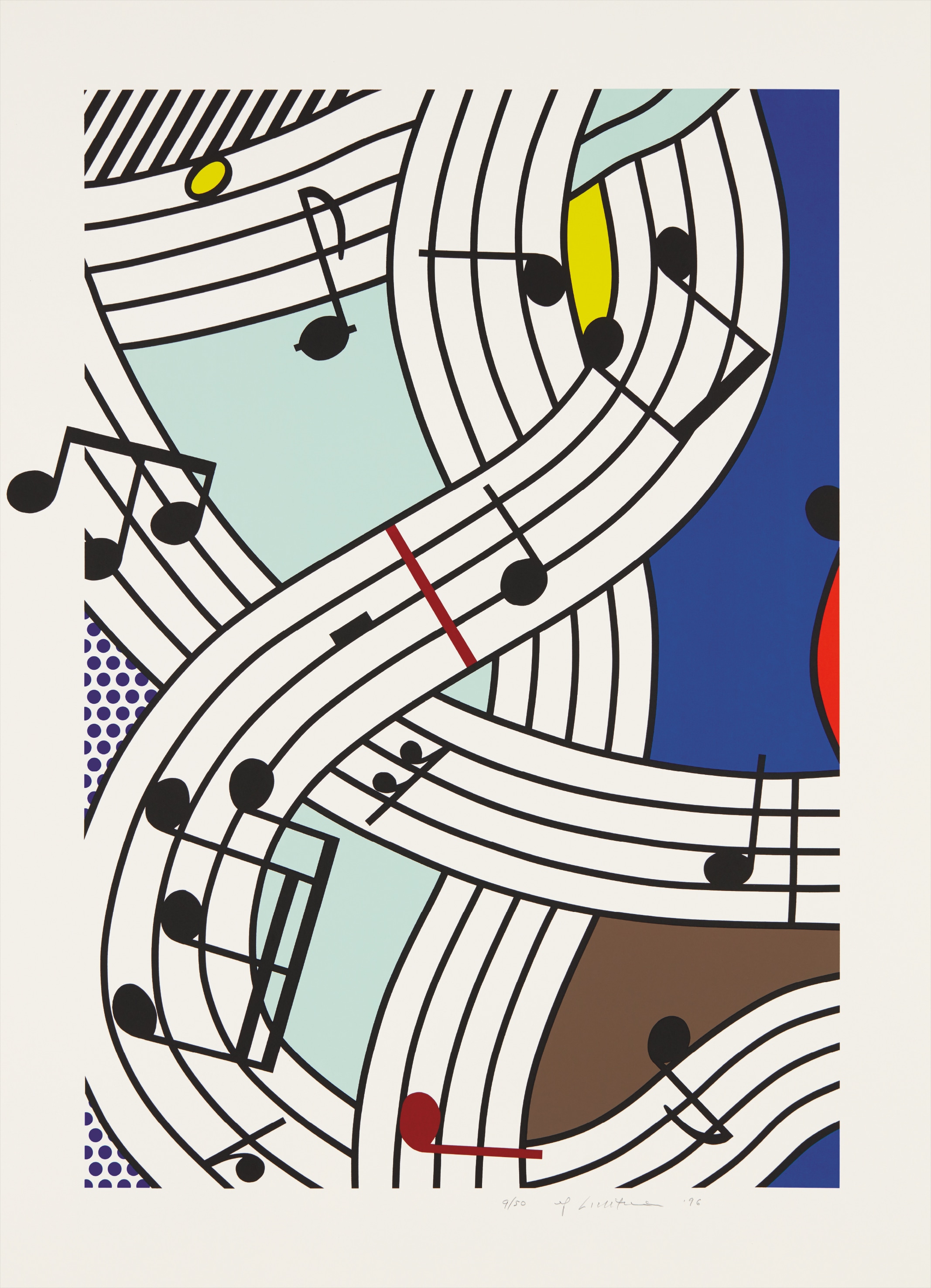 Roy Lichtenstein — Composition I