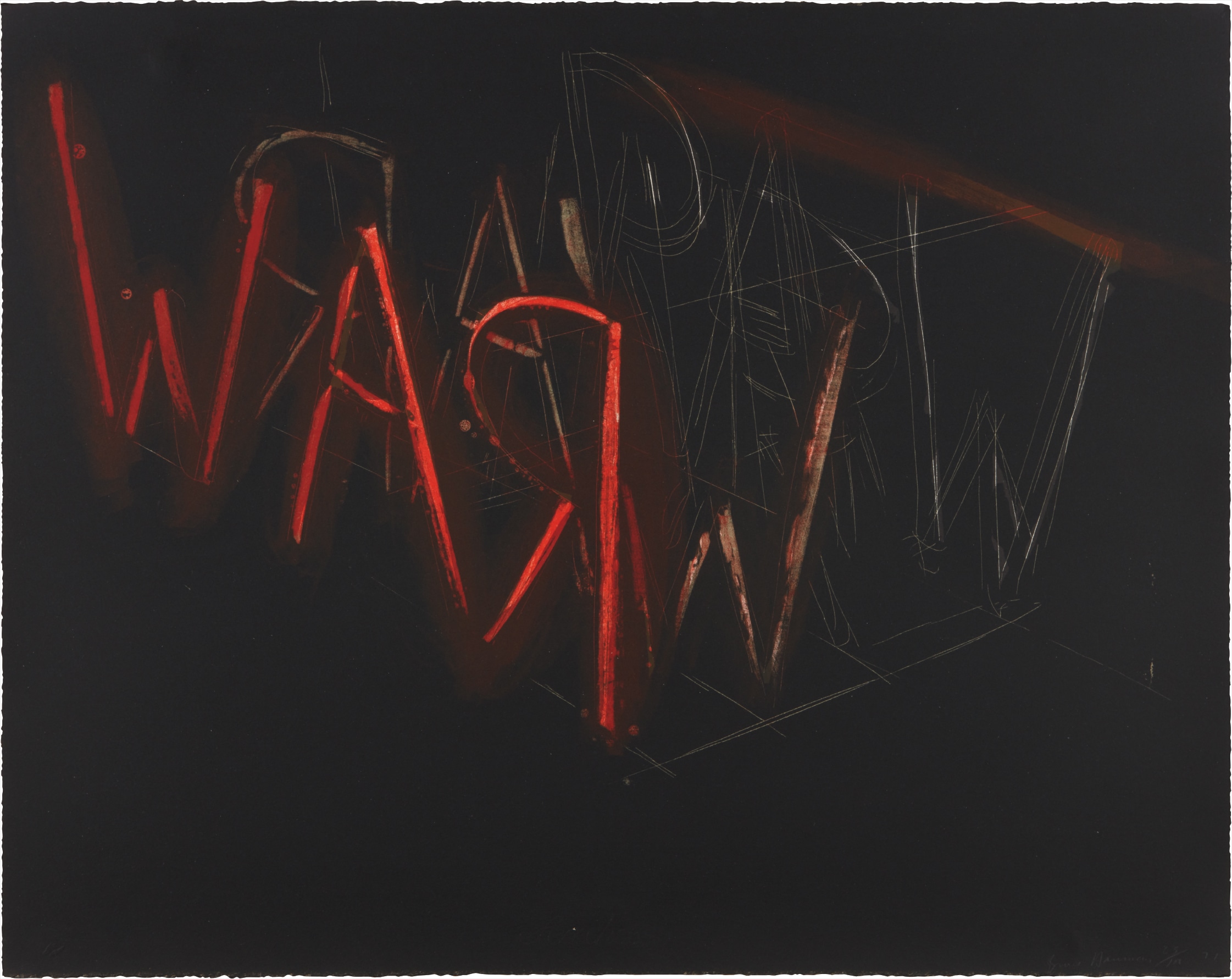 Bruce Nauman — Raw-War