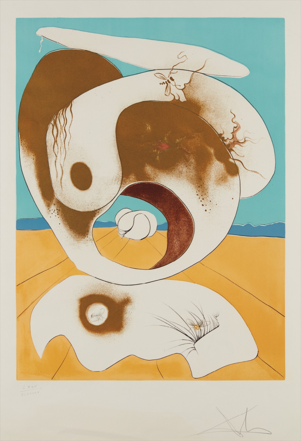 Salvador Dalí — Planetary and Scatological Vision, from Conquest of the Cosmos