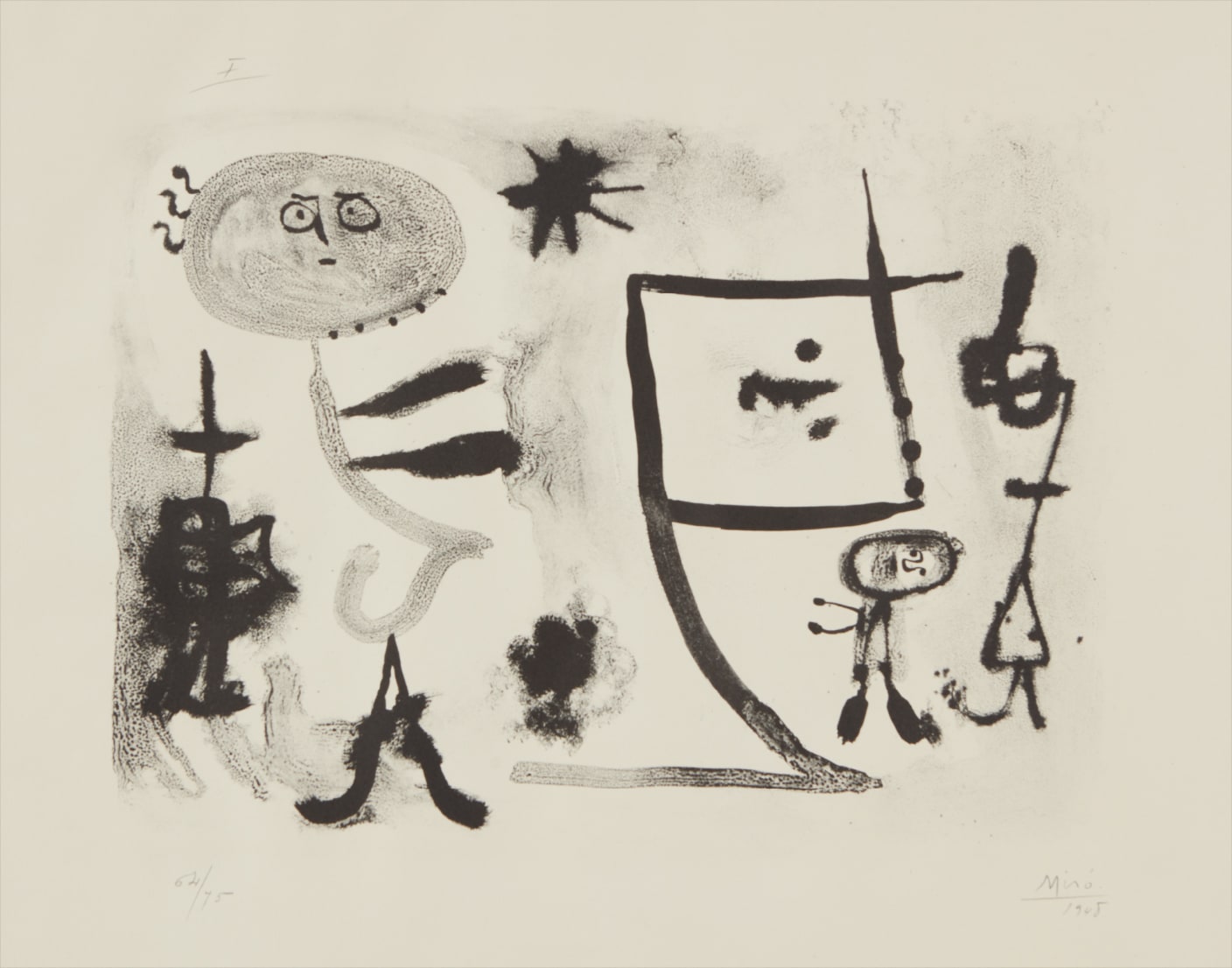 Joan Miró — Album 13: plate I