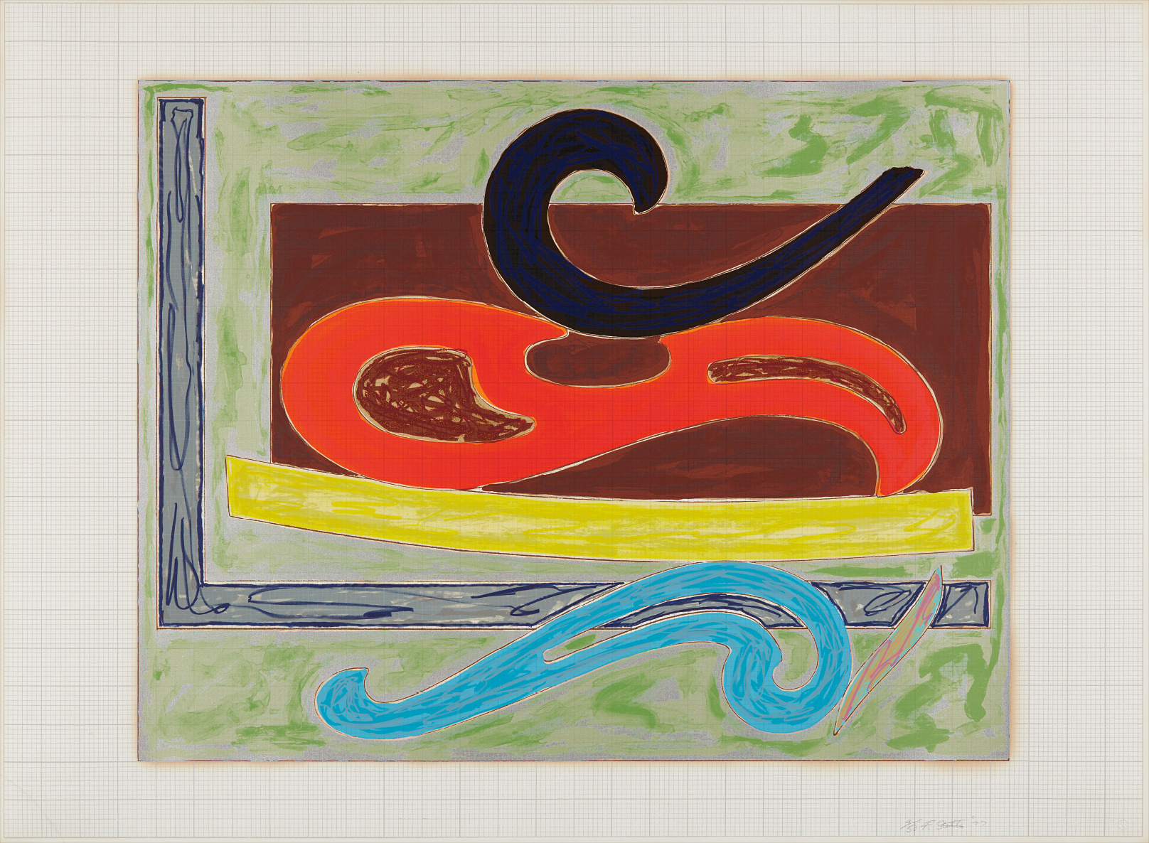 Frank Stella — Eskimo Curlew, from Exotic Bird Series