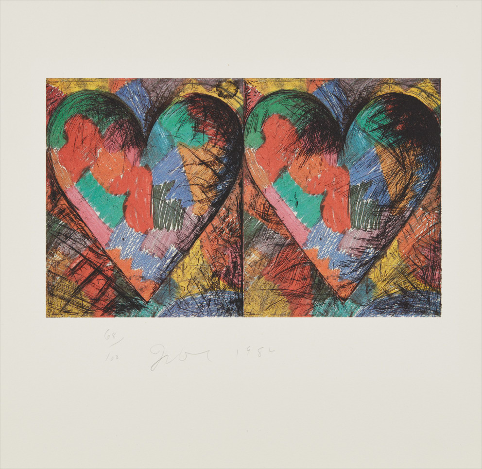 Jim Dine — Louisiana Hearts