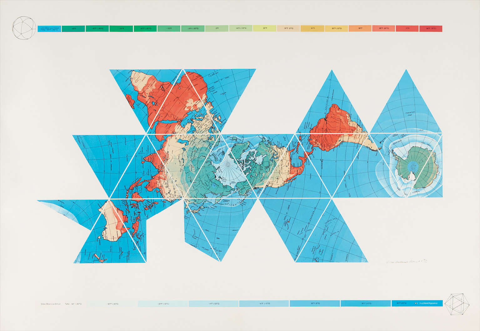 Dymaxion Air - Ocean World Map