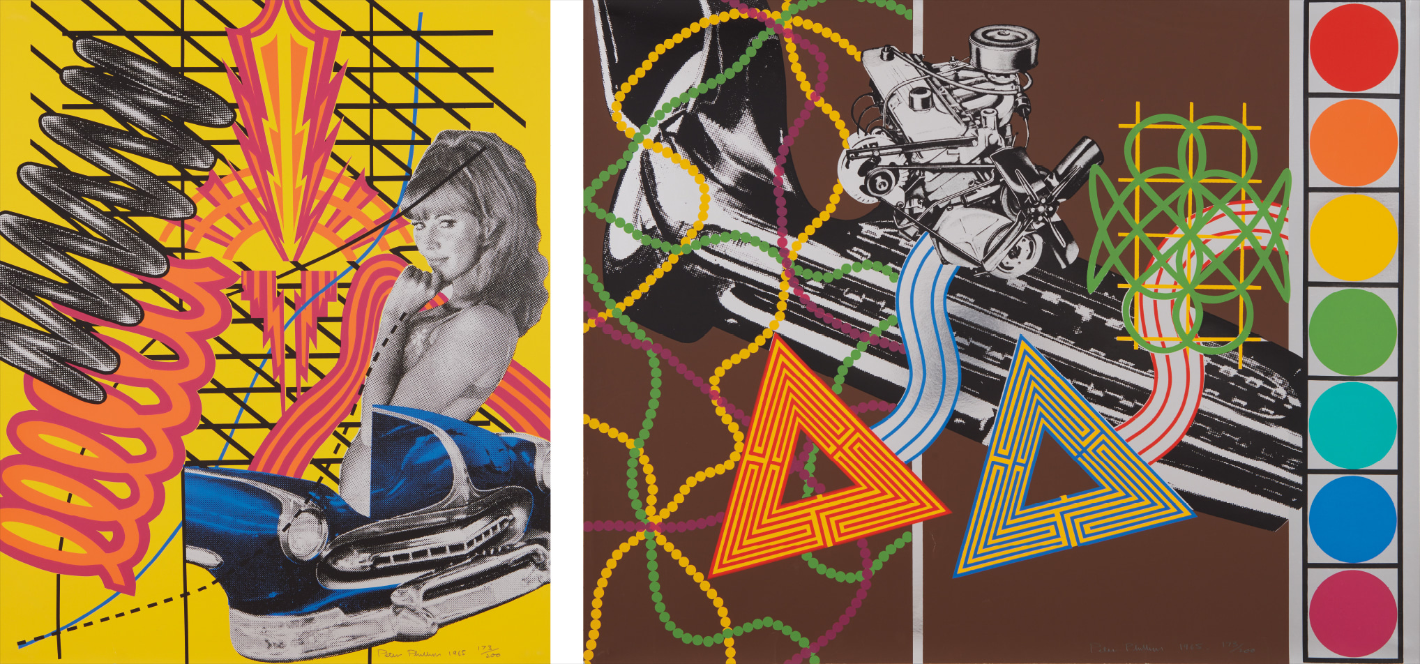 Custom Print I, from 11 Pop Artists, Volume I; and Custom Print II, from 11 Pop Artists, Volume II