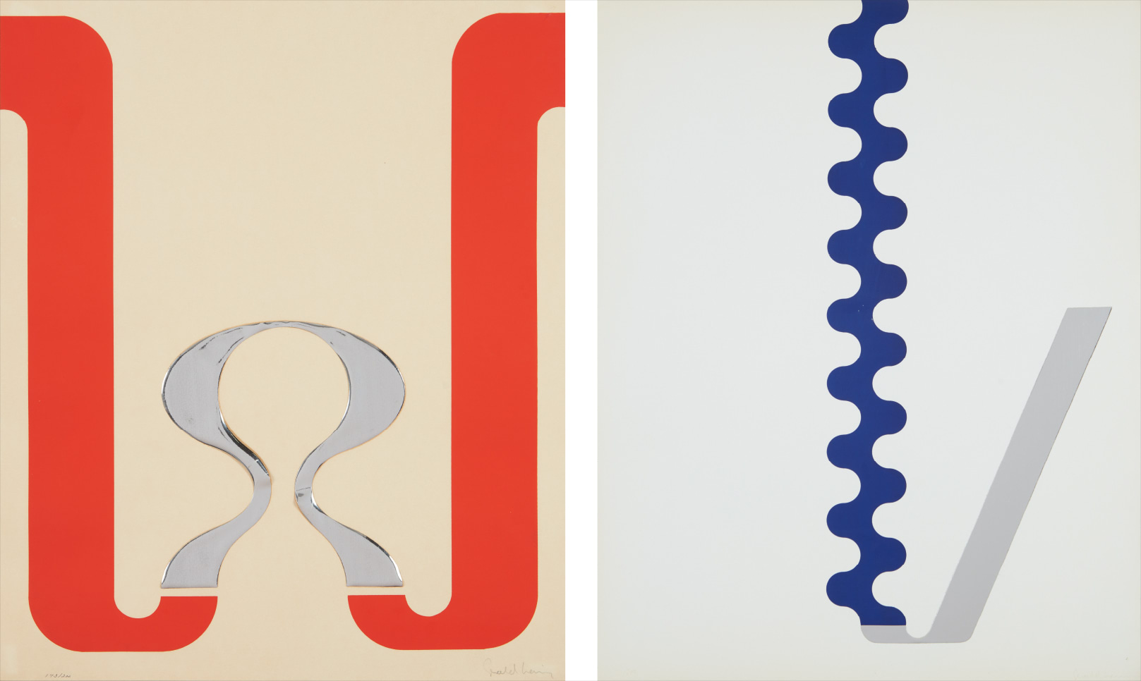 Compact, from 11 Pop Artists, Volume I; and Slide, from 11 Pop Artists, Volume II