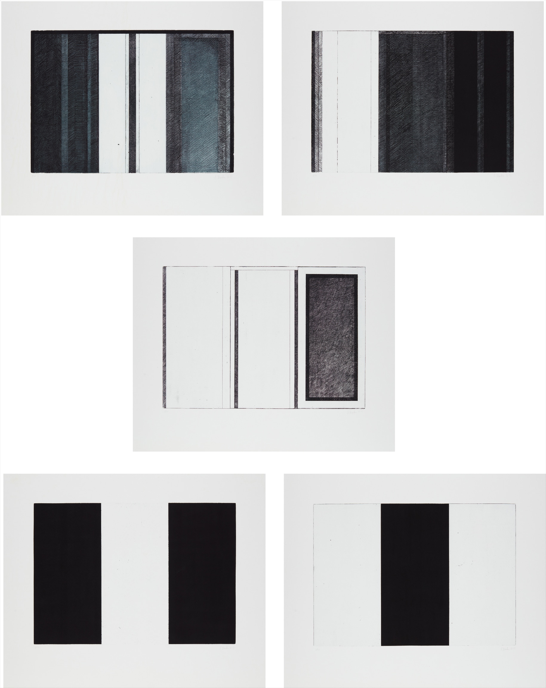 Brice Marden — Five Threes