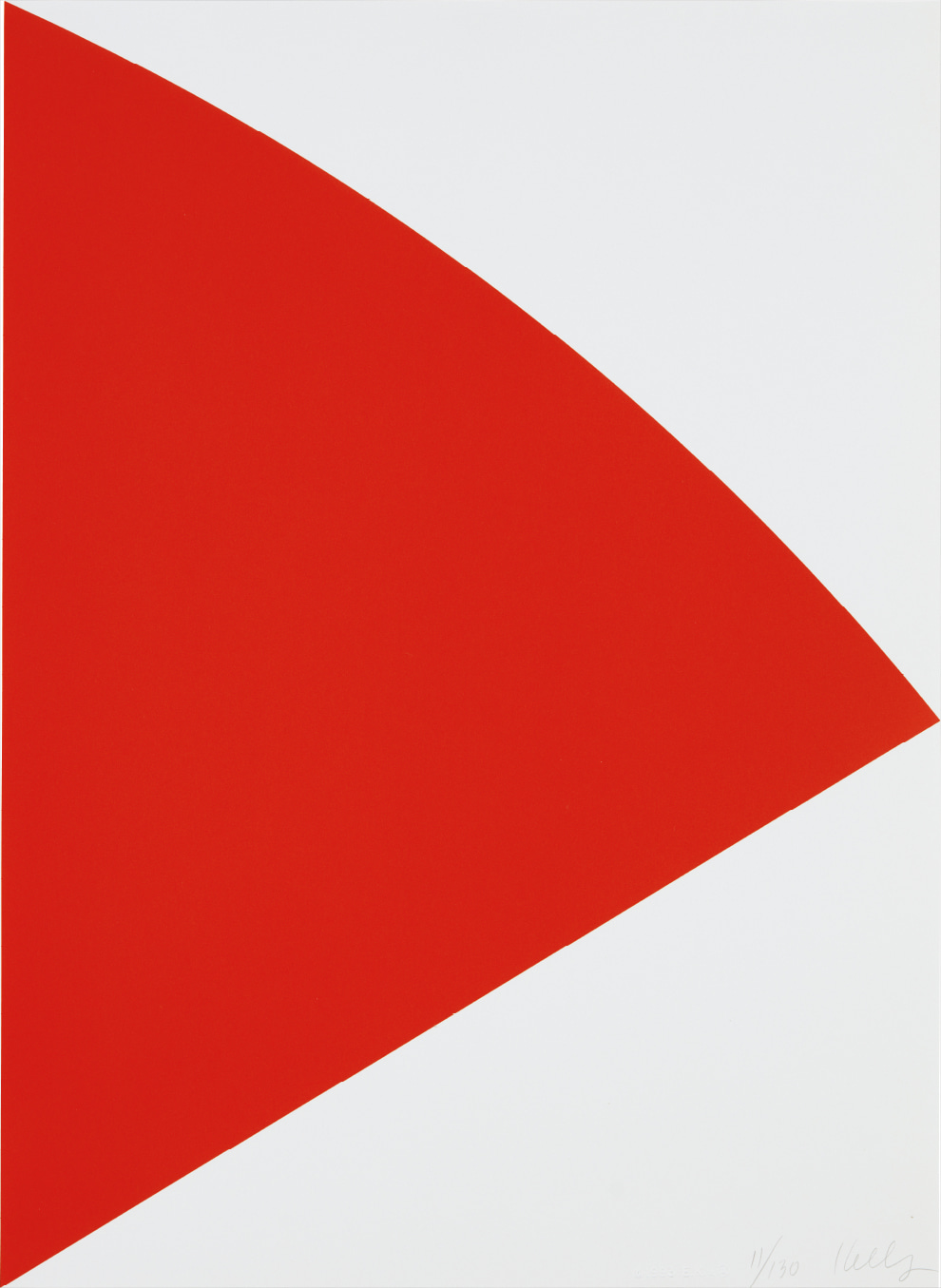 Ellsworth Kelly — Red Curve (for Joel)