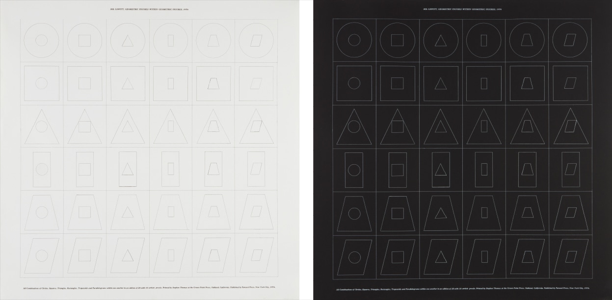 Sol LeWitt — Geometric Figures Within Geometric Figures (Composite)