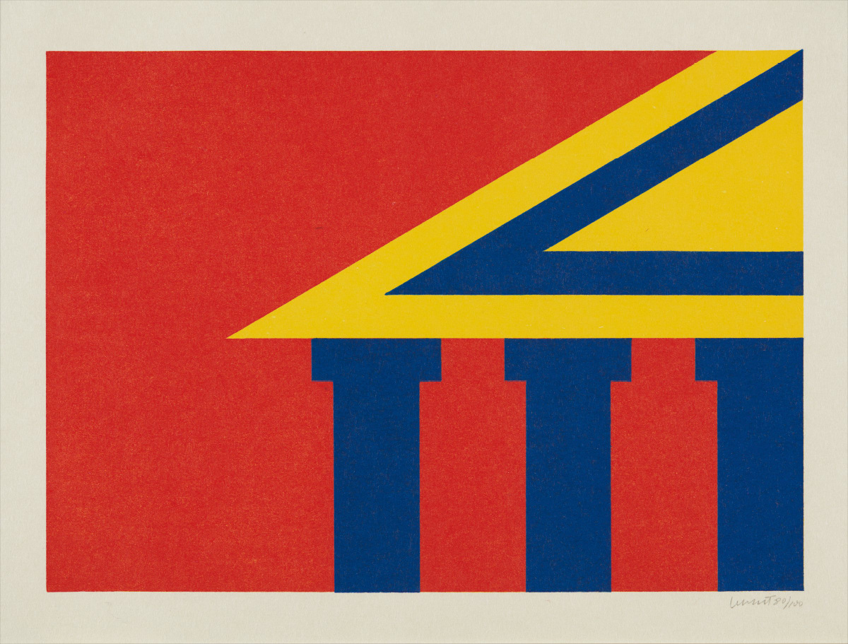 Sol LeWitt — Benzinger Print (Parthenon)